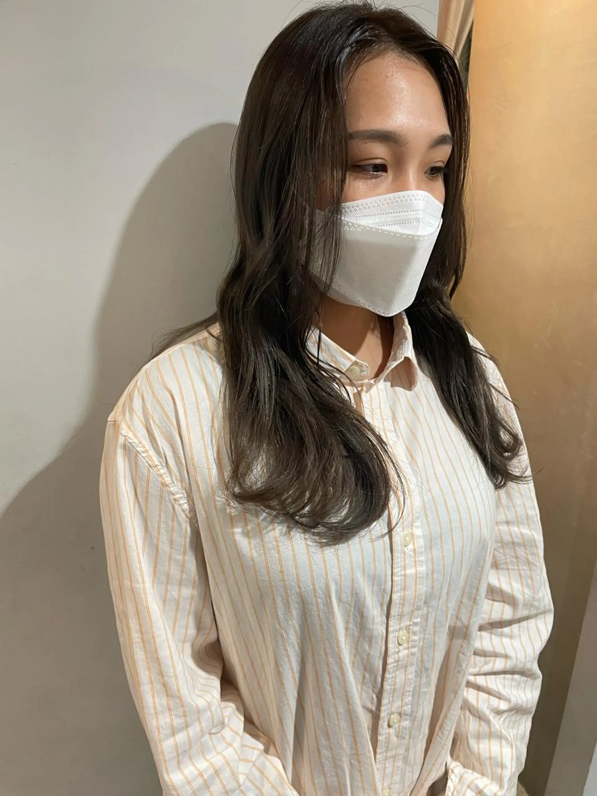 ロング ヘアカラー トリートメント Null 表参道所属・岩下昂世/ ハイトーン/デザインのヘアスタイル