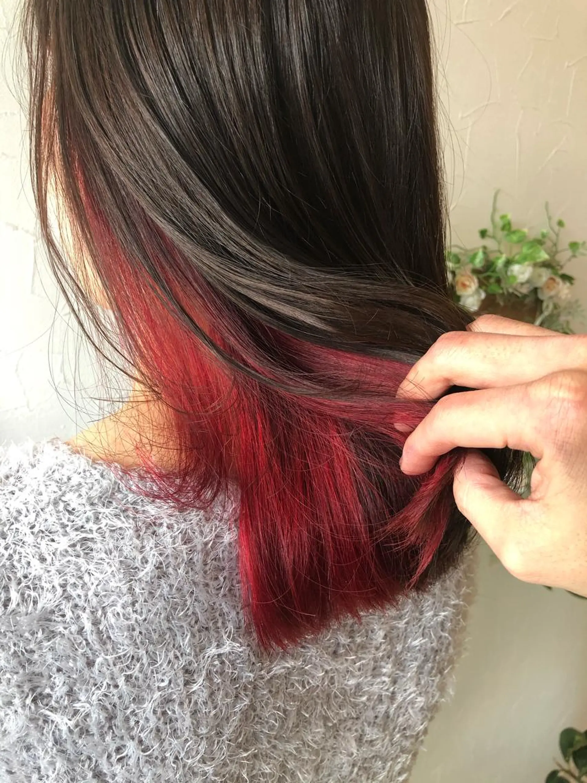 ミディアム ヘアカラー トリートメント 髪質改善/増田拓真 金沢市/内灘/美容室のヘアスタイル
