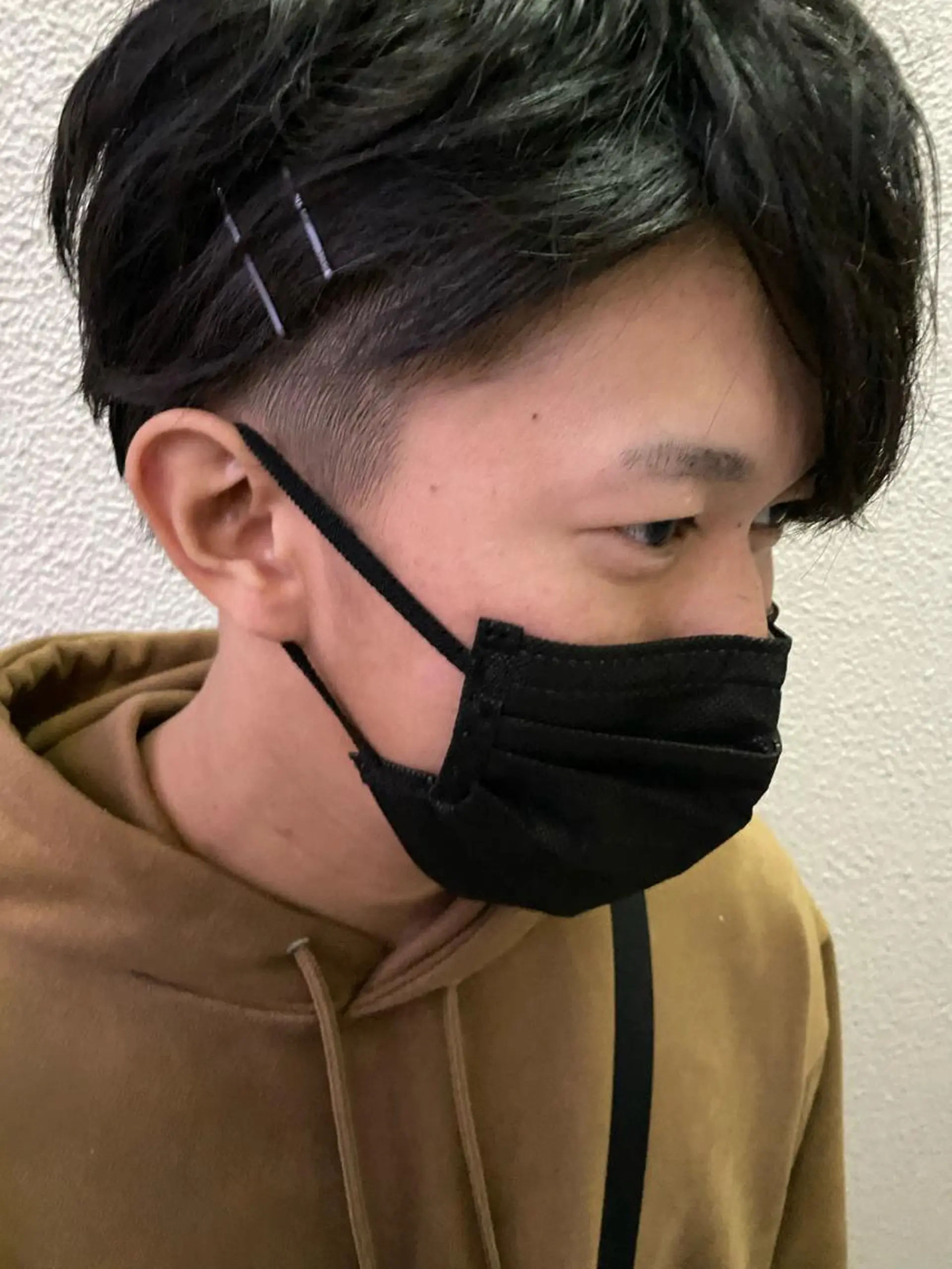 ミディアム 柳澤 和也のヘアスタイル