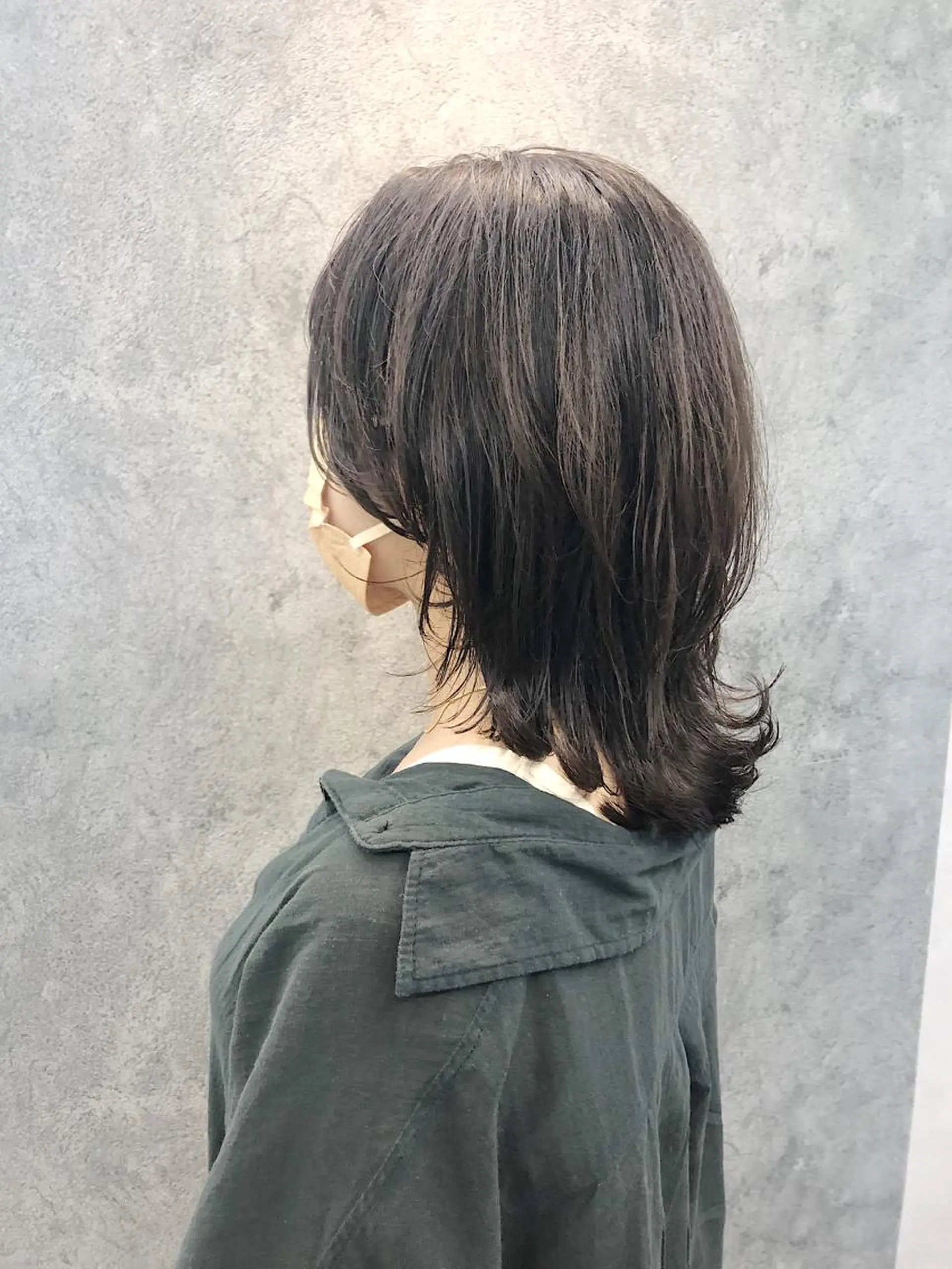 ミディアム ウルフカット カット ヘアカラー トリートメント 所渉/韓国レイヤー /ウルフカットのヘアスタイル