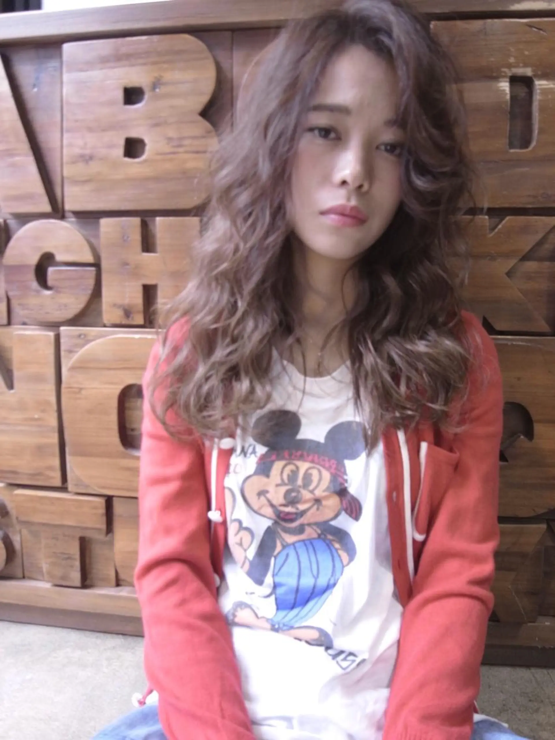 ロング カラー 北條 優輝のヘアスタイル