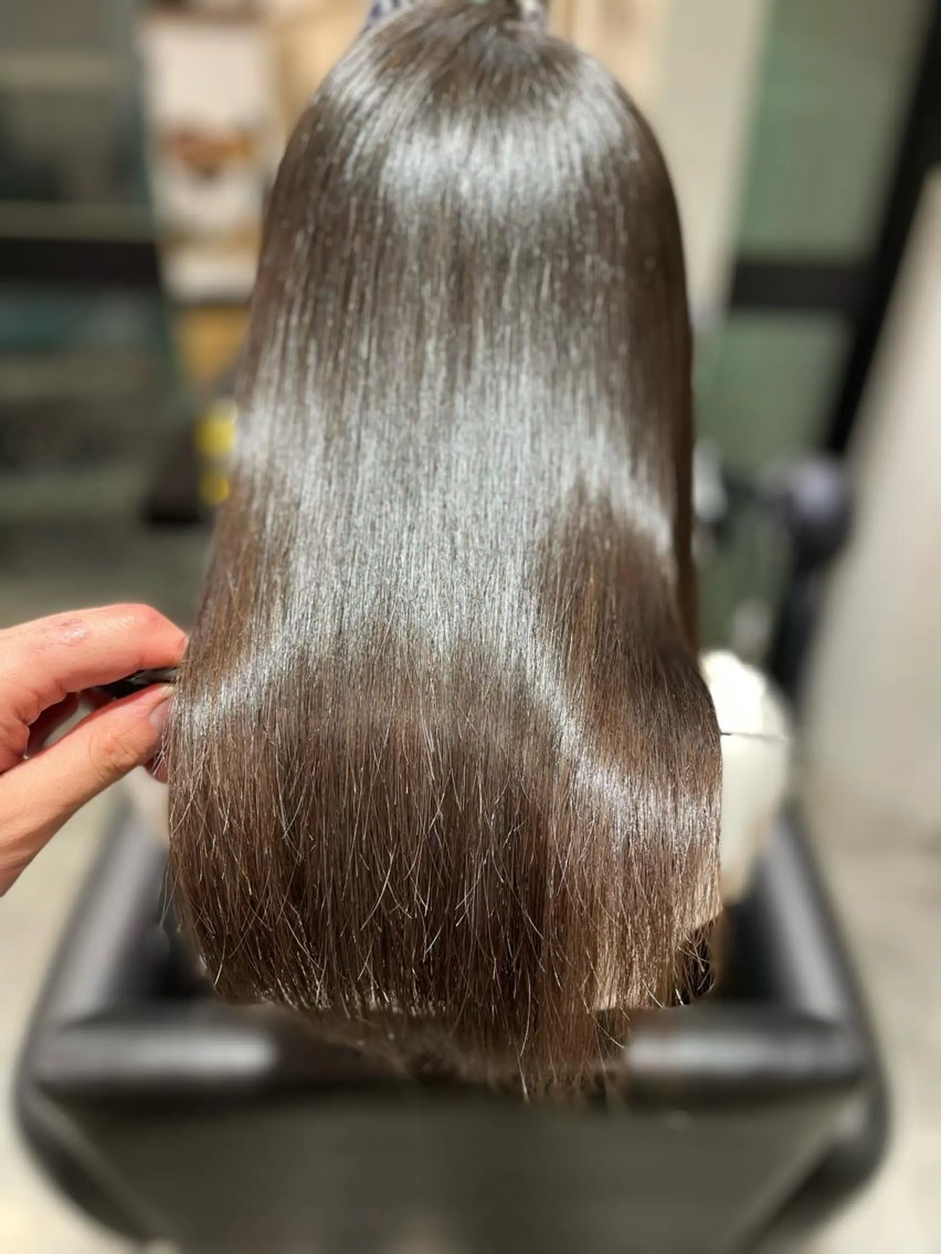 ミディアム 美髪矯正 Rioのヘアスタイル