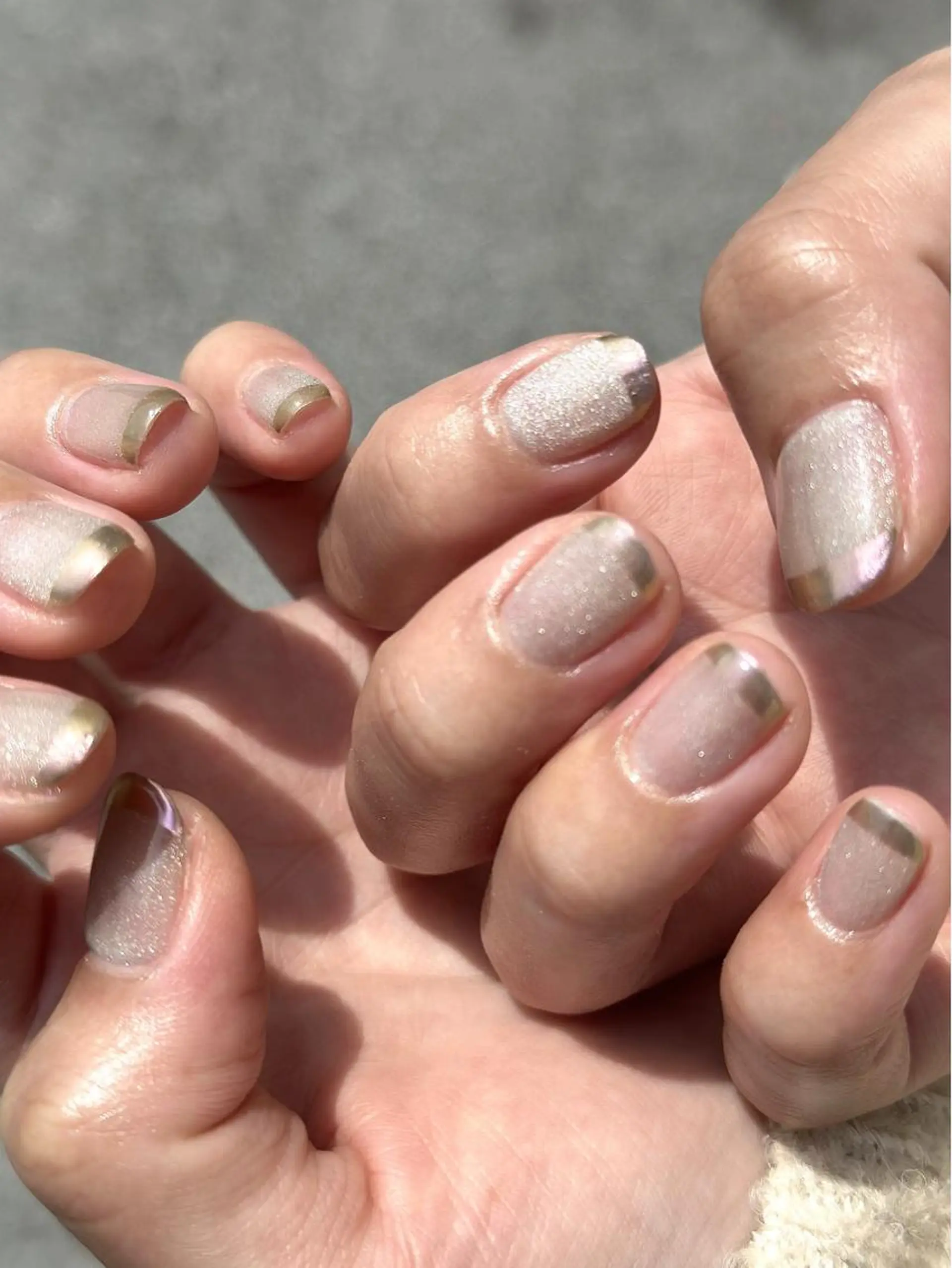 ネイル フレンチネイル マグネットネイル ミラーネイル ハンドネイル nail campのネイルデザイン