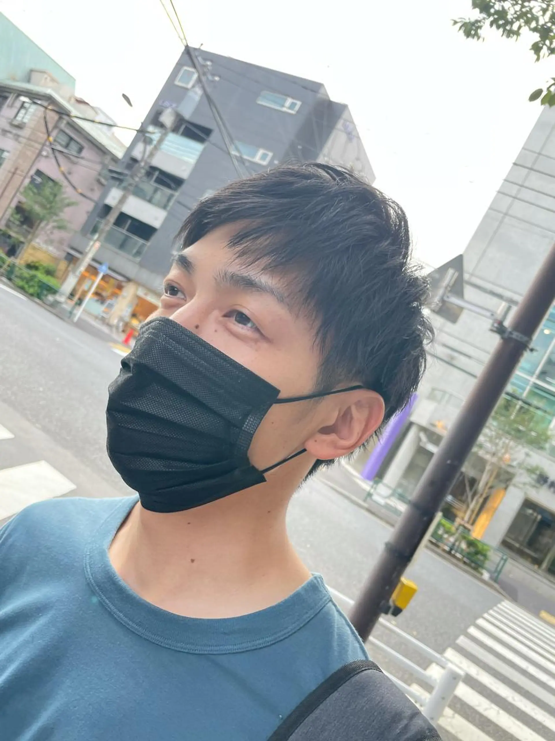 ショート ショートヘア ヘッドスパ 山本 雷のヘアスタイル