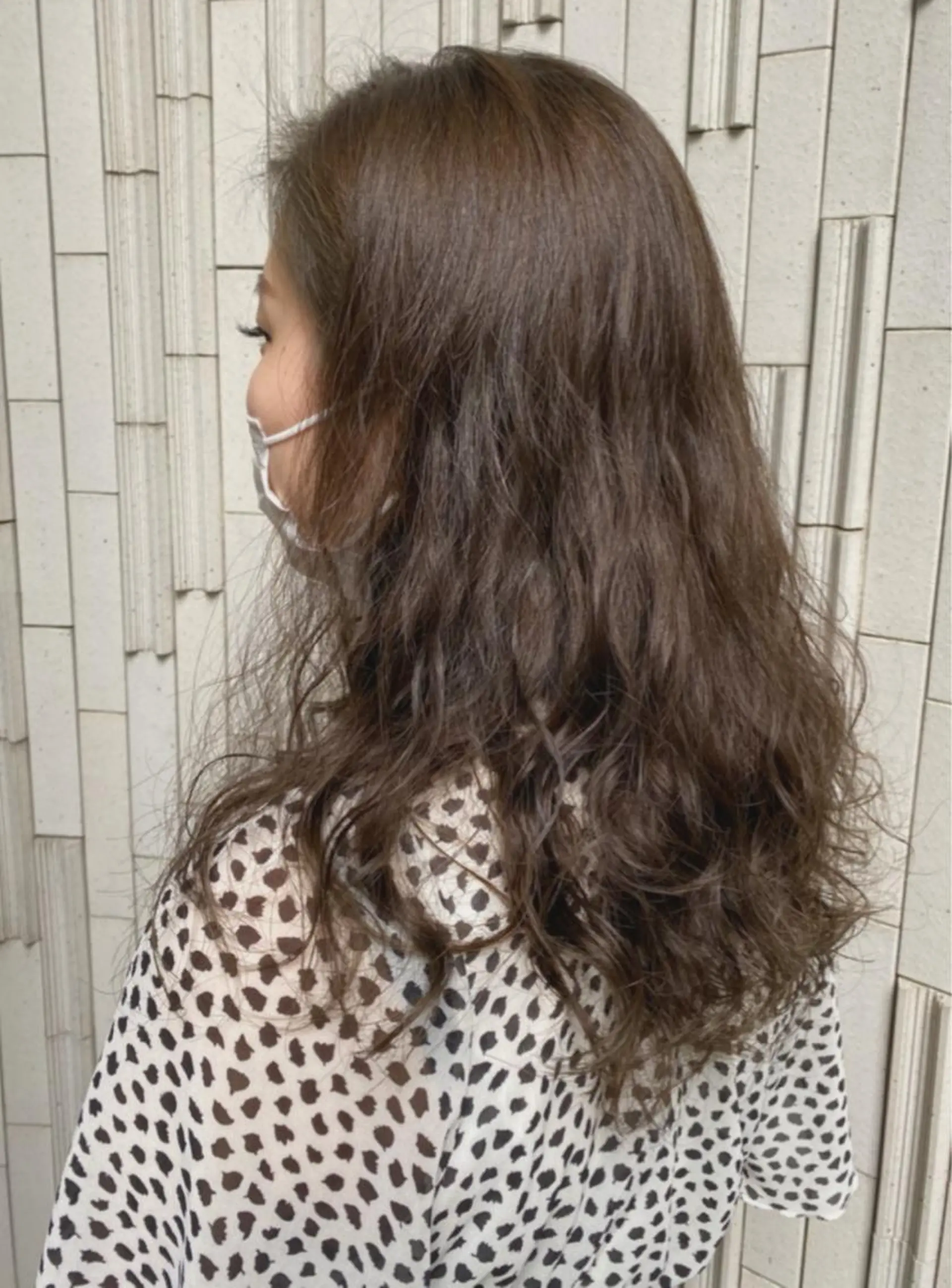 セミロング カラー パーマ カット トリートメント ikeda shioriのヘアスタイル