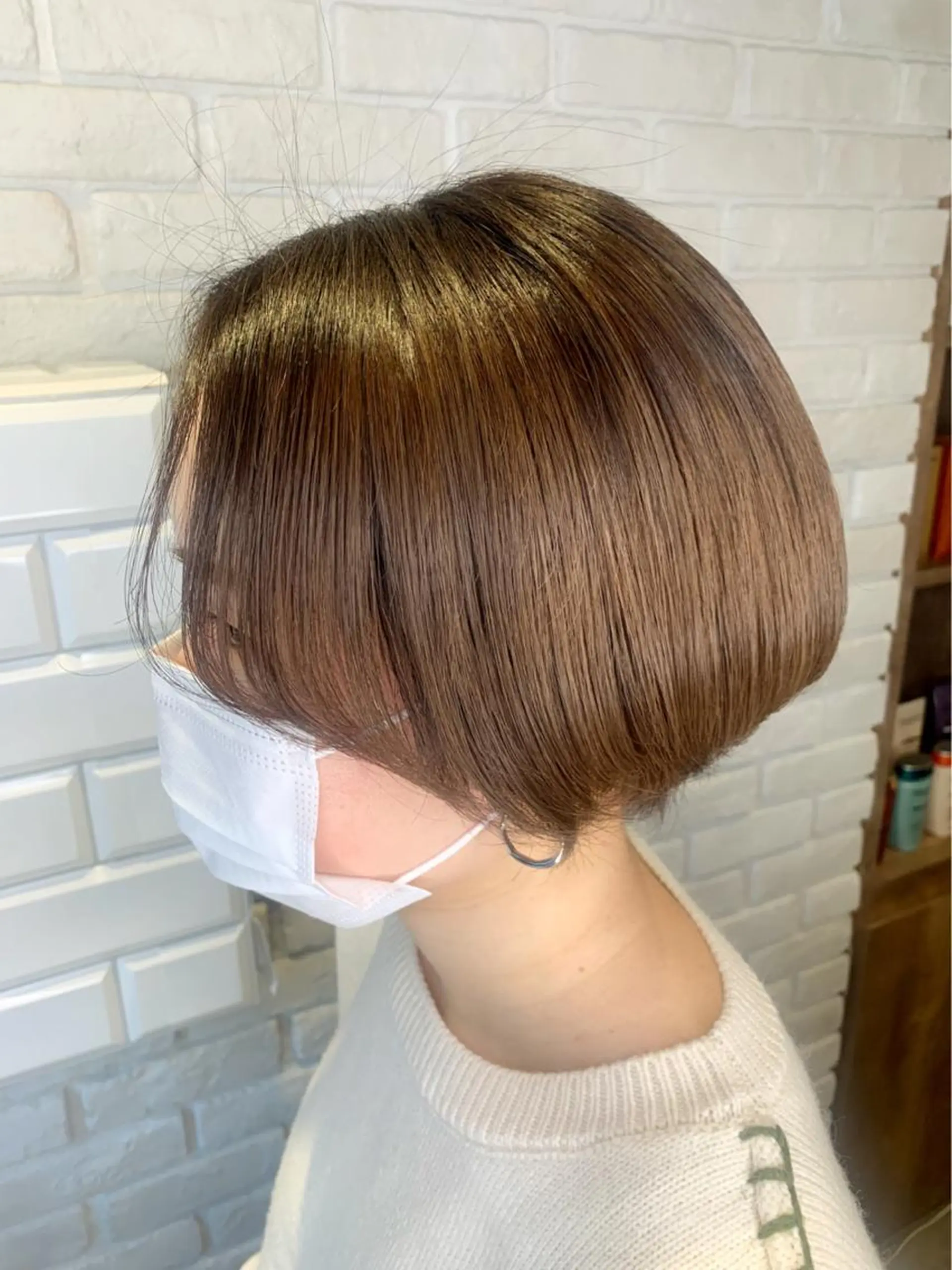 ショート 髪質改善/縮毛矯正 艶カラー/珠聡のヘアスタイル