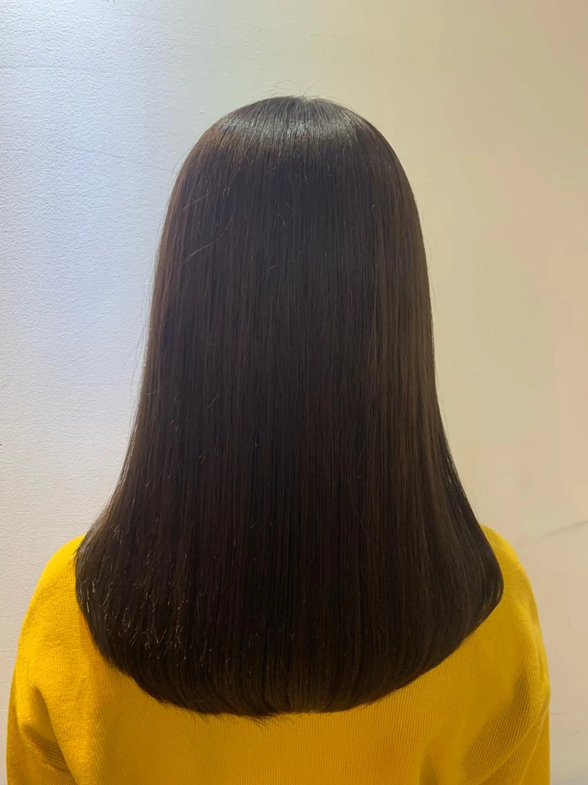 ロング 髪質改善 トリートメント 渋谷ブリーチカラー 韓国ヘアyuikoのヘアスタイル