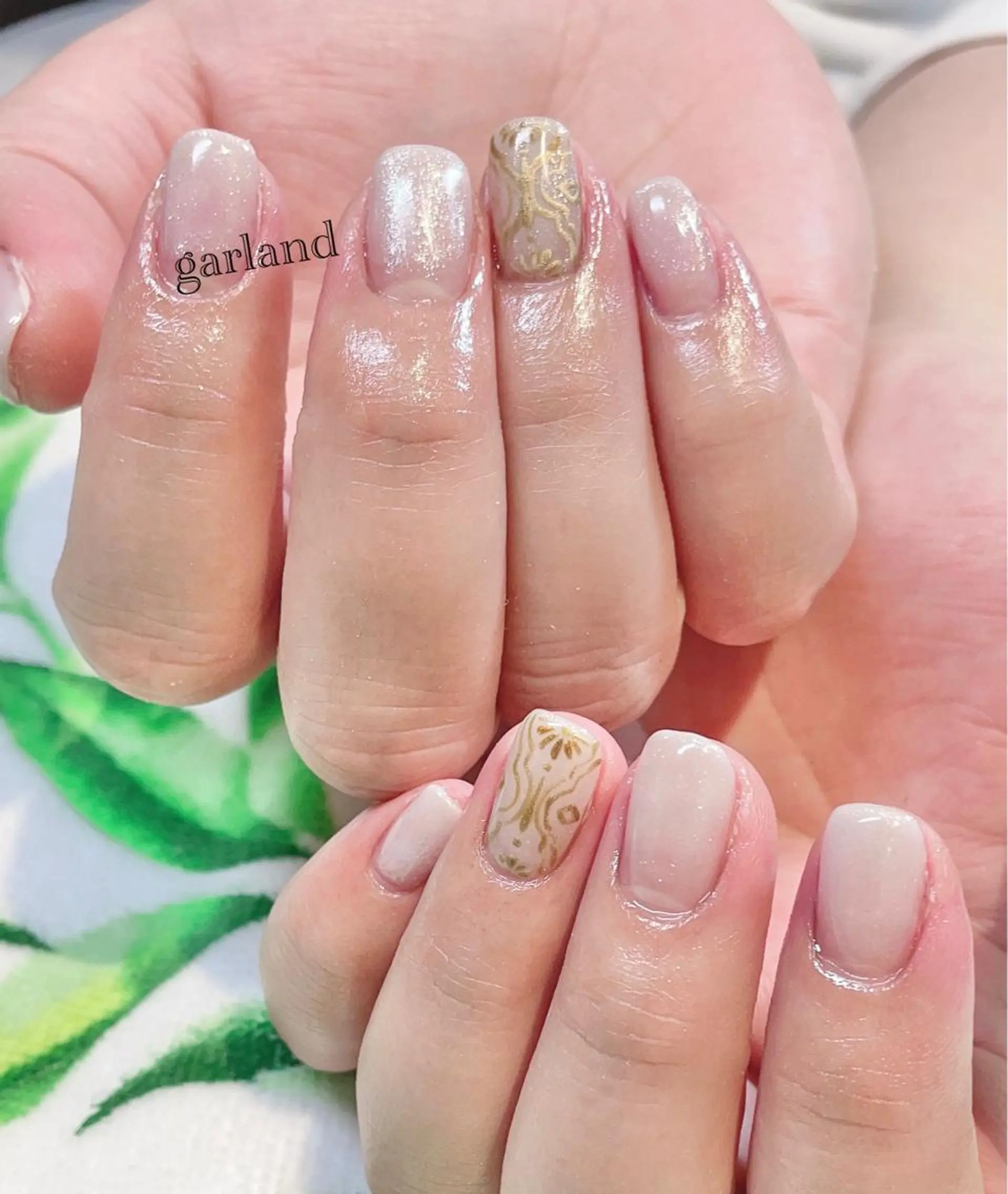 ネイル ハンドネイル Garland Nail.maoのネイルデザイン