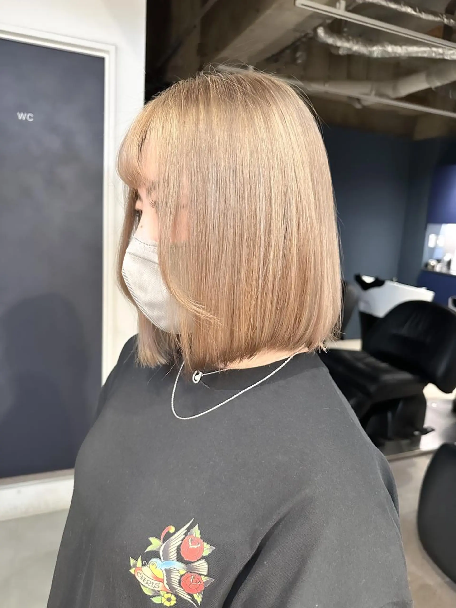 セミロング カラー ブリーチ カット ヘアカラー パーマ 縮毛矯正 トリートメント 💖ハイライト/ハイ トーン💖MIKIのヘアスタイル