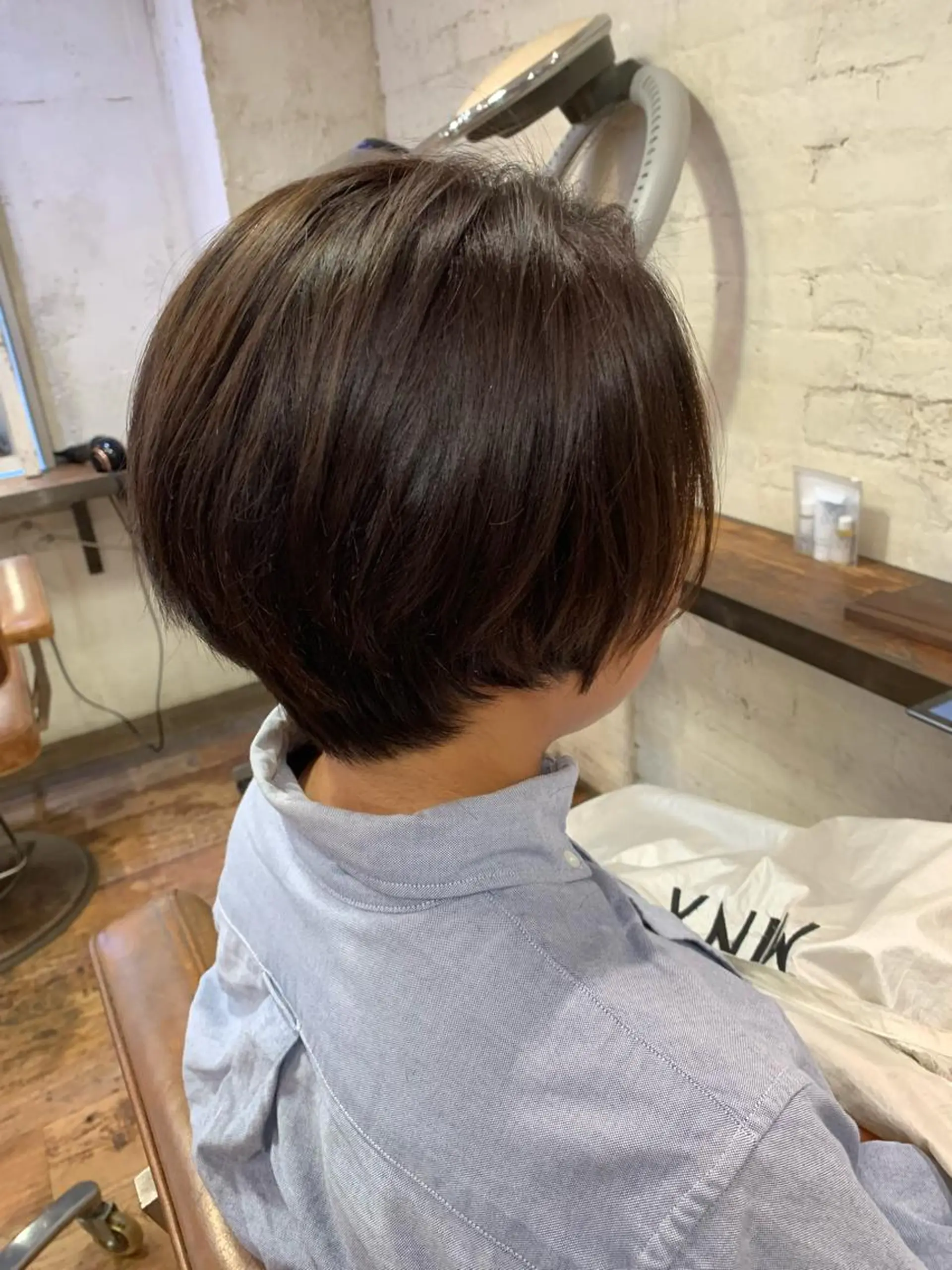 ショート パーマ ボブ くびれヘア ショートヘア 銀座No.1髪質改善 縮毛矯正/本木のヘアスタイル