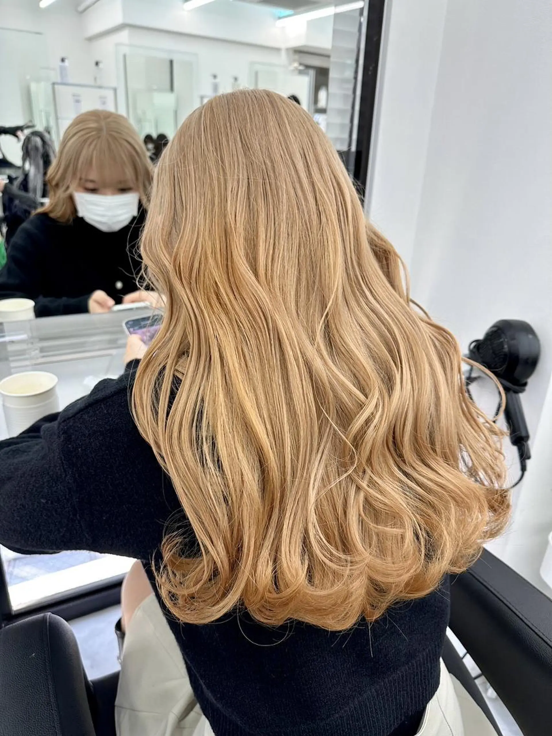 カラー トレンド韓国美髪🪽 秋色🪽BABYのヘアスタイル