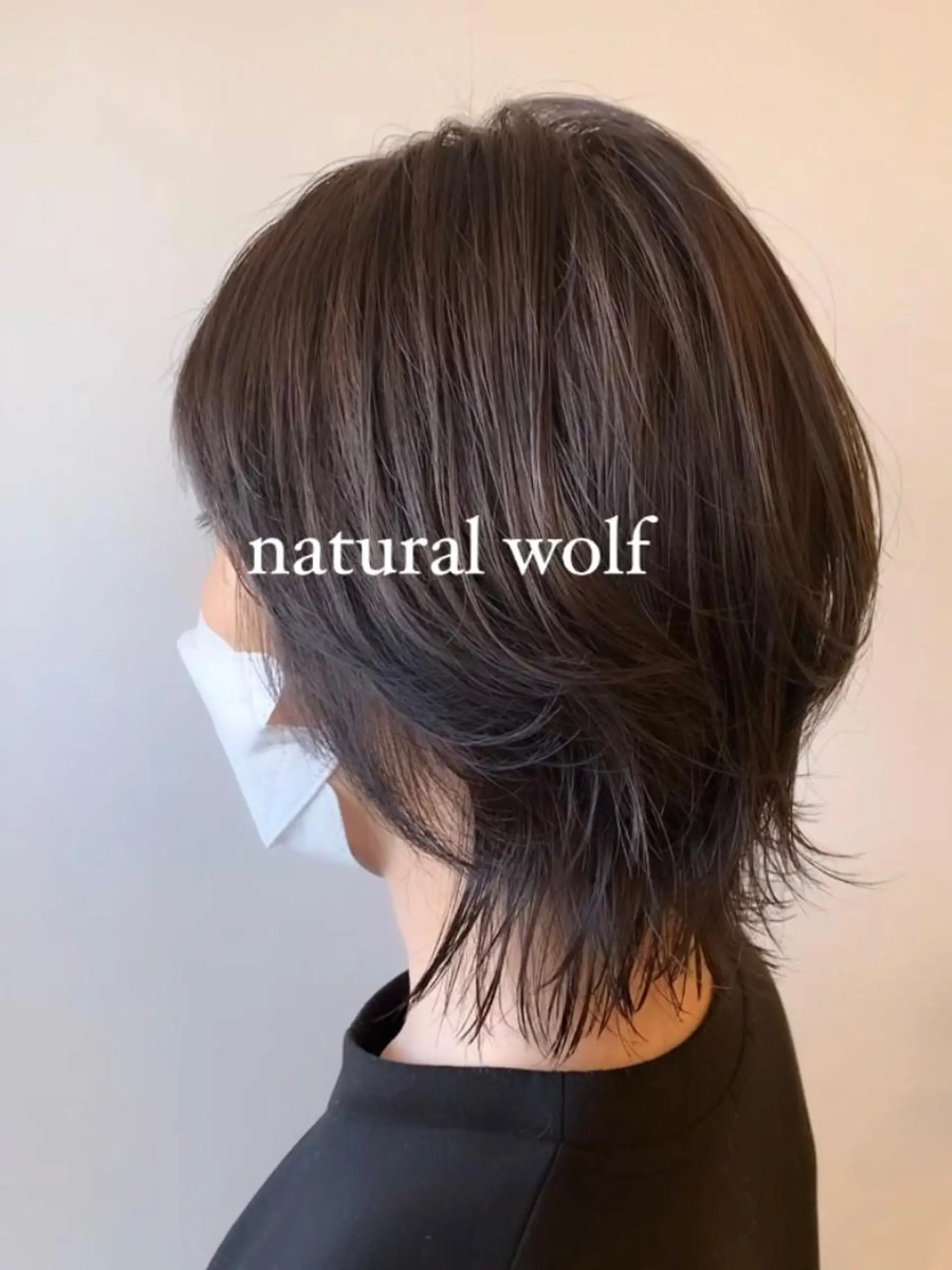 ショート ウルフカット カット milis 知崎春奈のヘアスタイル
