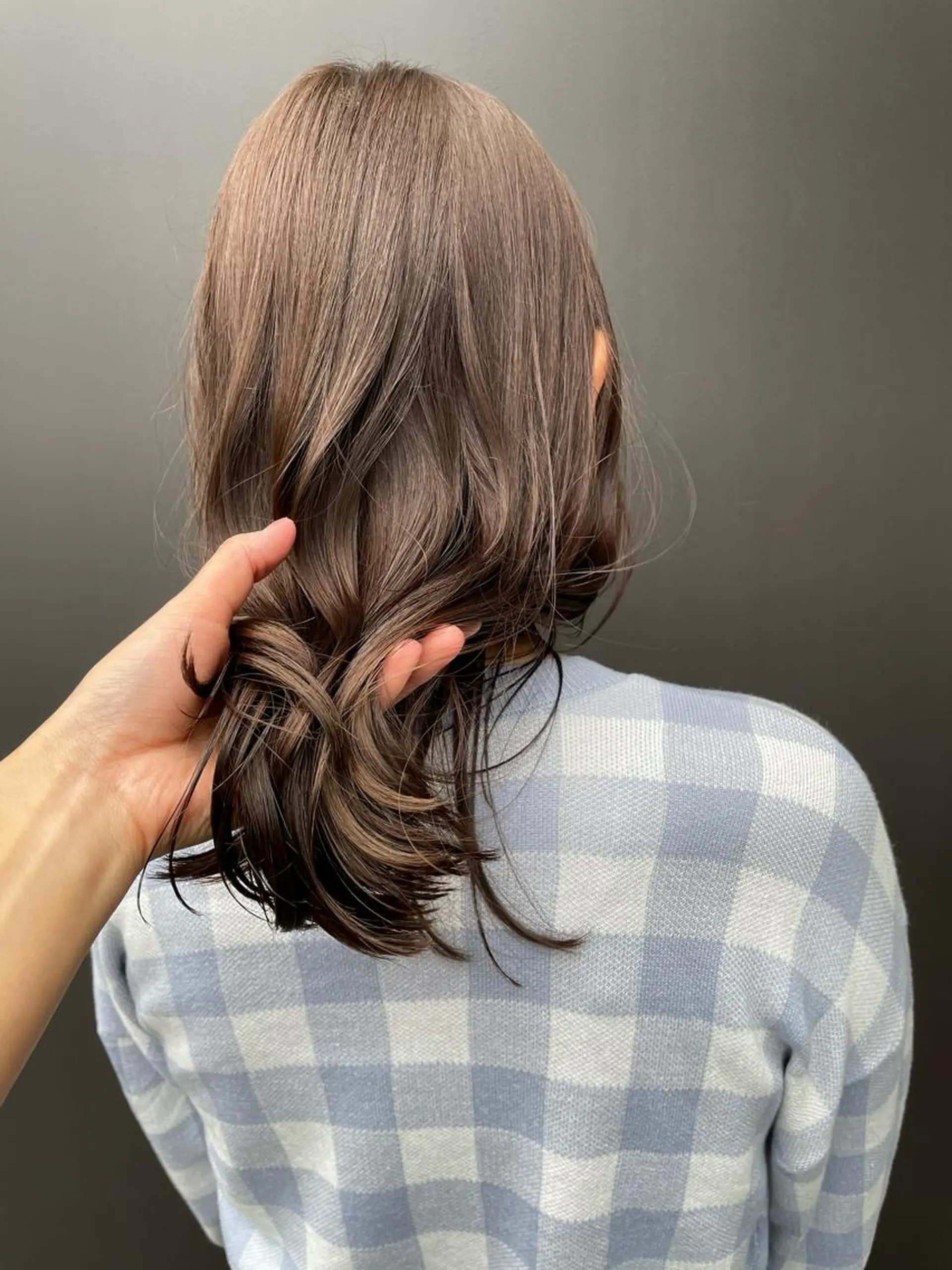 ミディアム カラー キッズ ヘアカラー トリートメント オトナヘア🌿 harukaのヘアスタイル