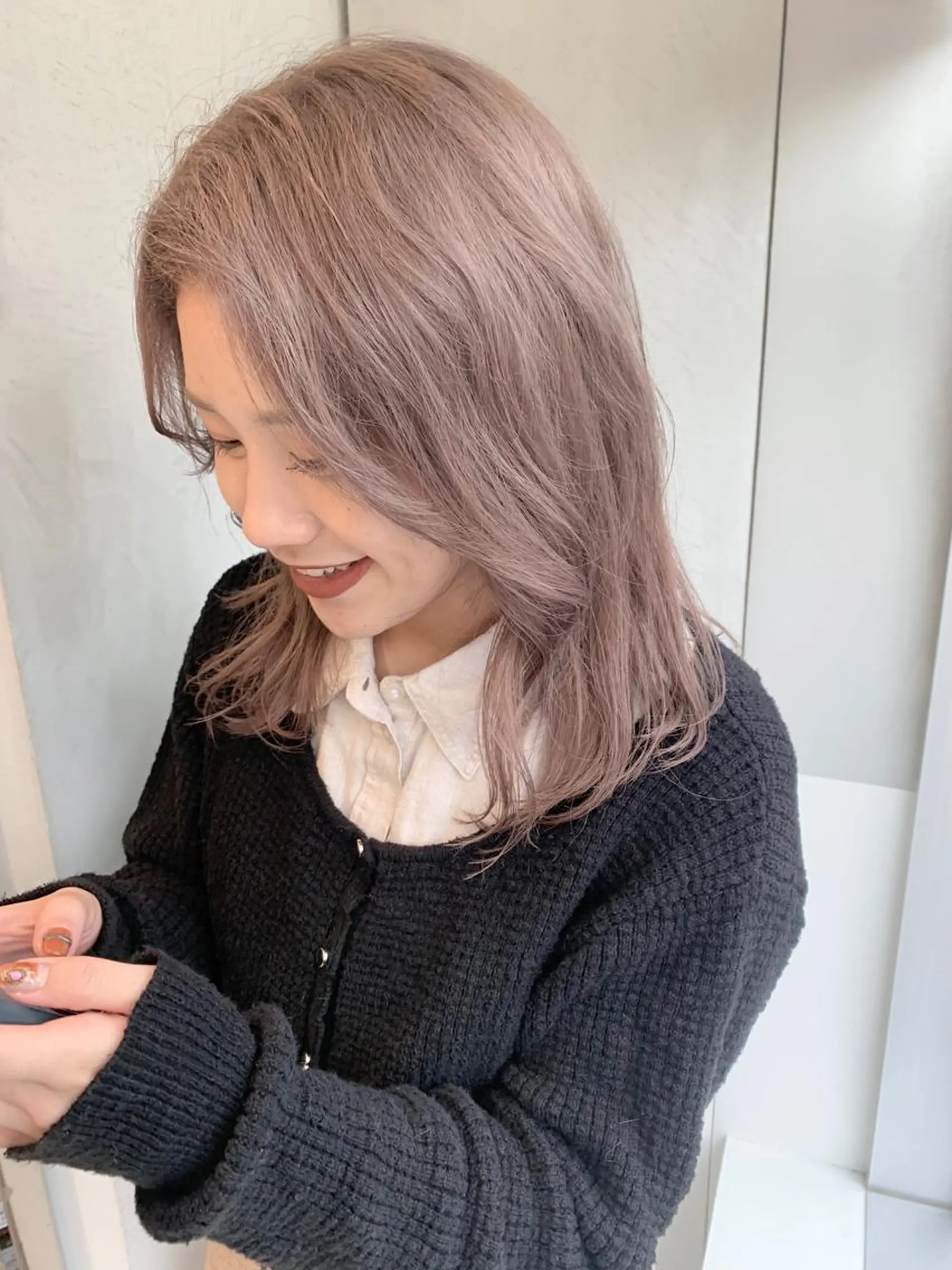 ミディアム 韓国レイヤーカット 🇰🇷mireiのヘアスタイル