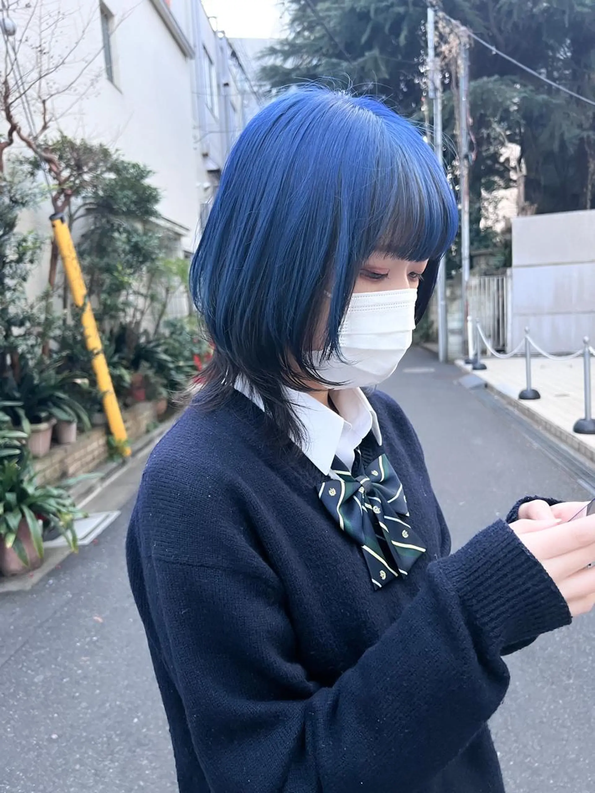 ミディアム カラー THESALONS所属・🤍ブリーチカラー /寄田龍樹🤍のヘアスタイル