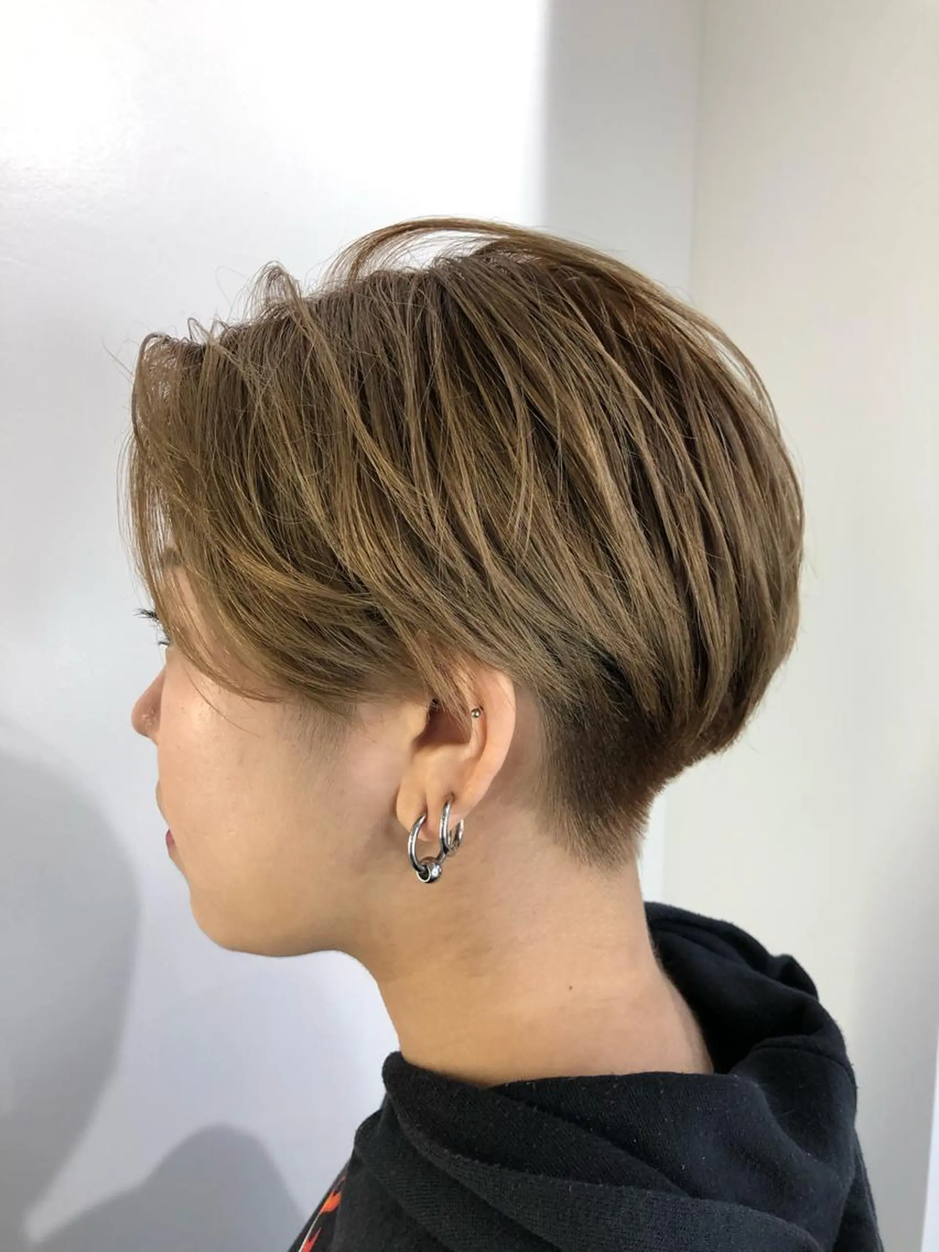 ショート カラー ヘアアレンジ GRAND OMOTESANDOのヘアスタイル