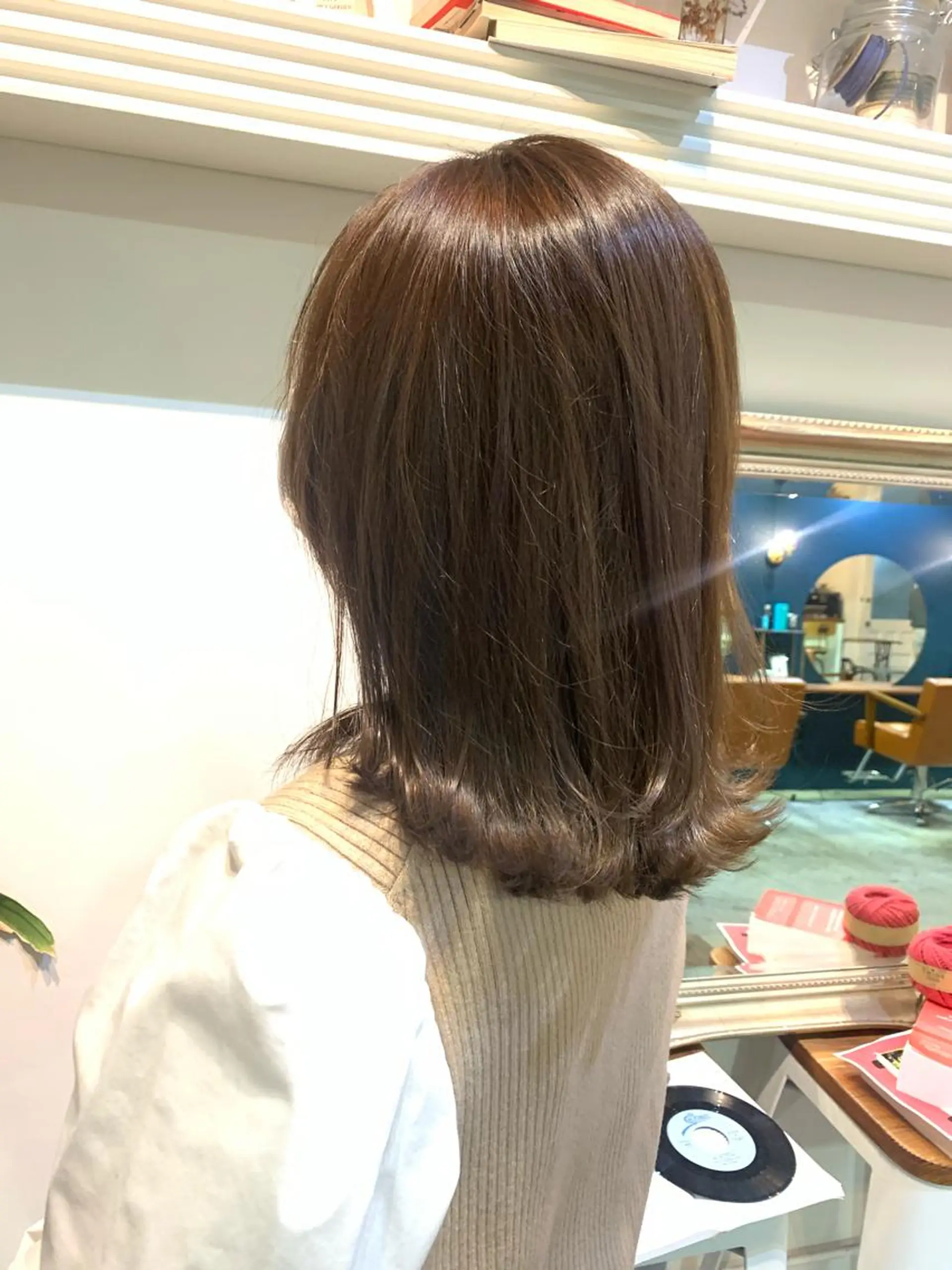 ミディアム ヘアカラー トリートメント ヘッドスパ ヘアセット 山口 竣也のヘアスタイル