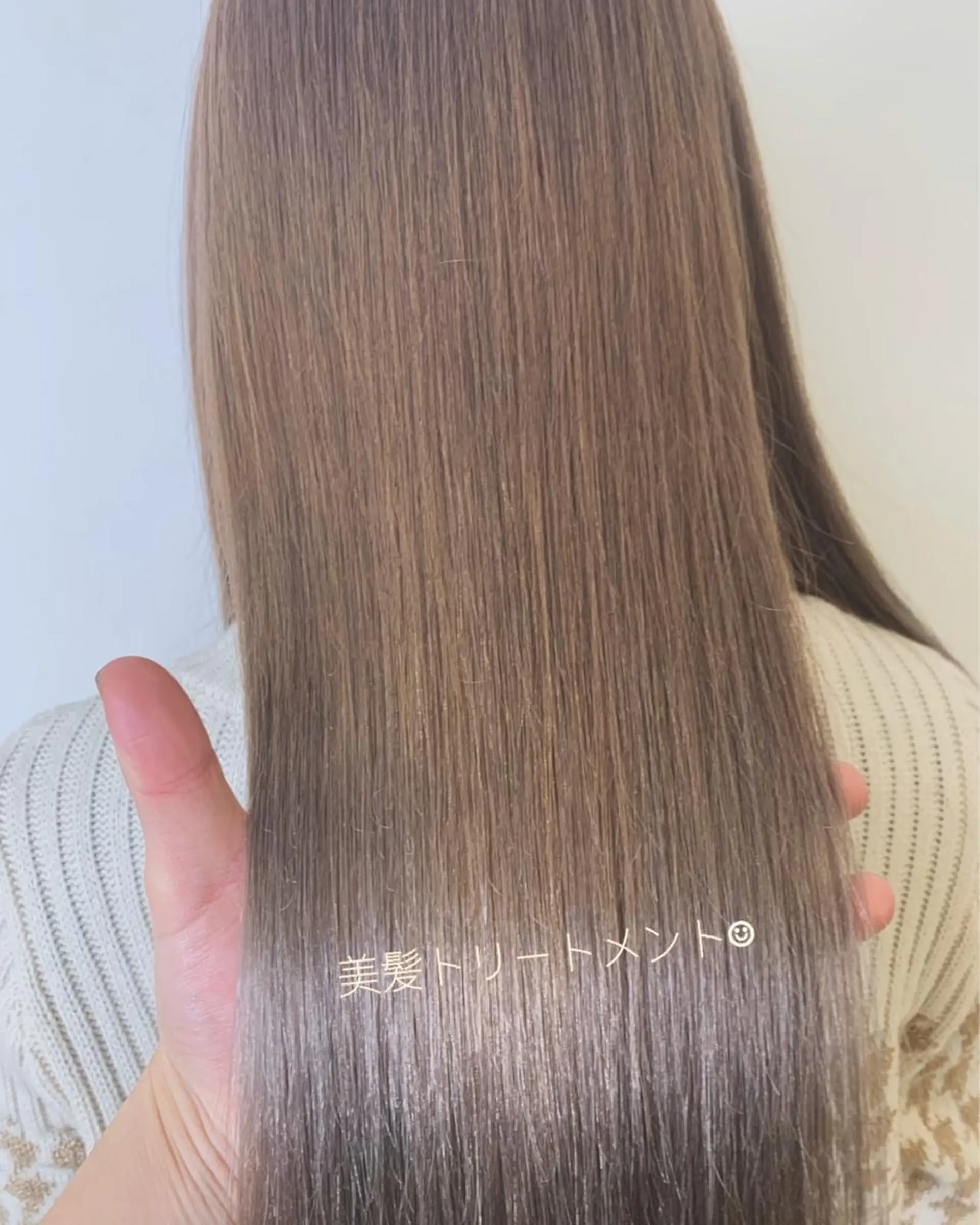 ミディアム カラー グレージュ トリートメント エクステ　ユノキ リョウタのヘアスタイル