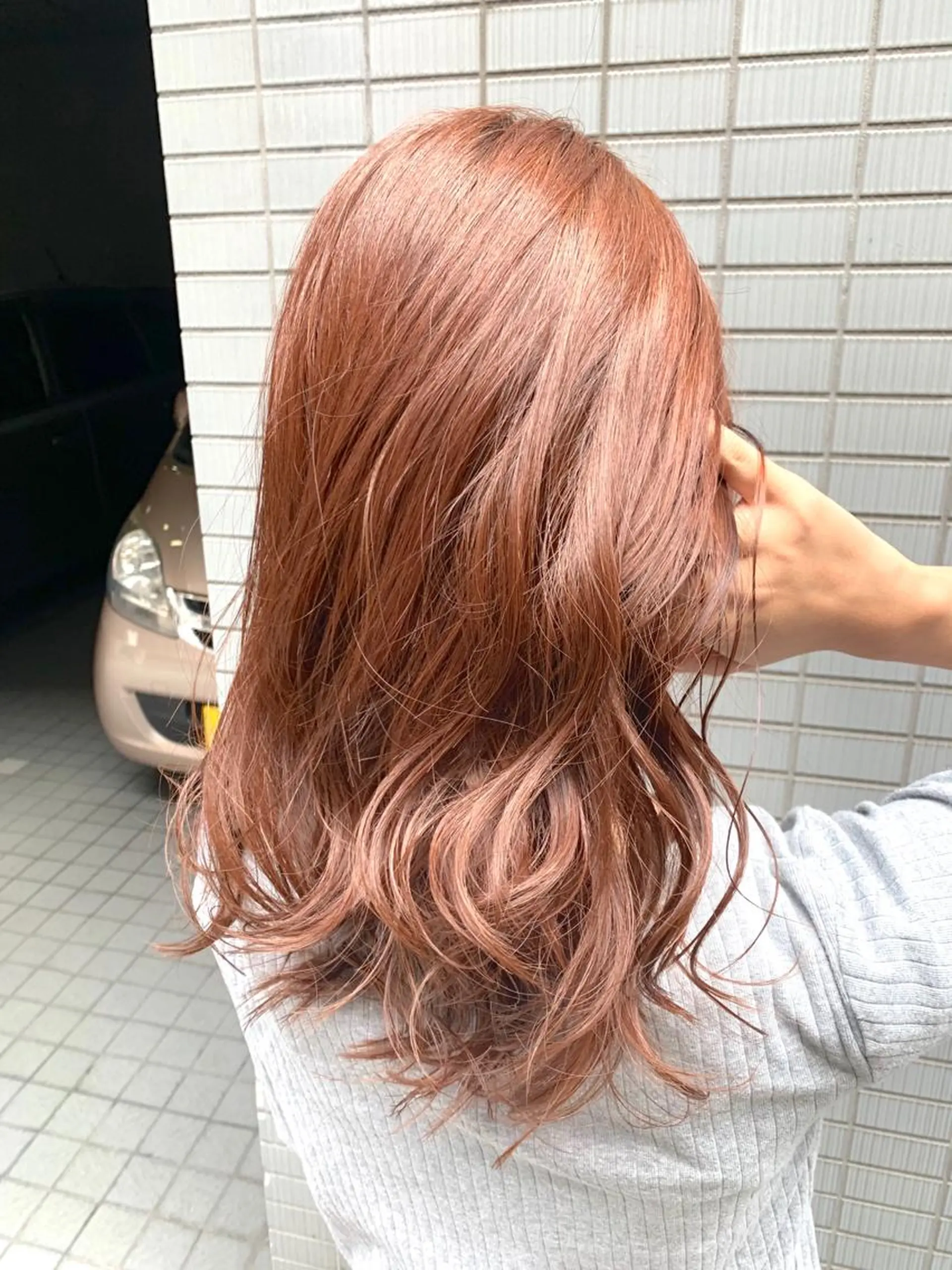 ロング カラー カット ヘアカラー トリートメント 酸性ストレート/ブリ ーチなし/中村 匠のヘアスタイル