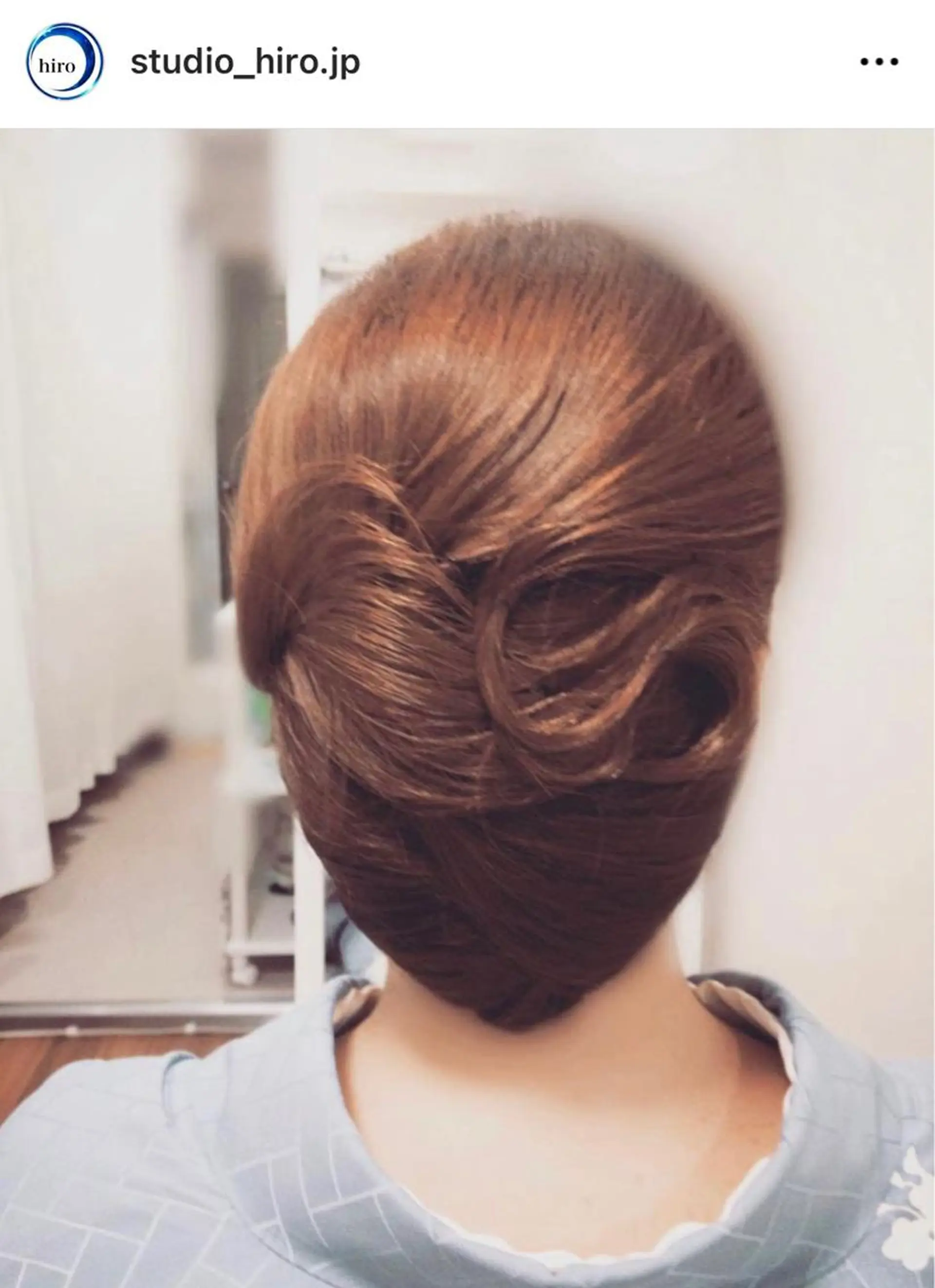 セミロング 京都.祇園セットサロン:スタジオ ヒロ【Studio hiro】所属・ヒロ(hiro) •スタジオヒロのヘアスタイル