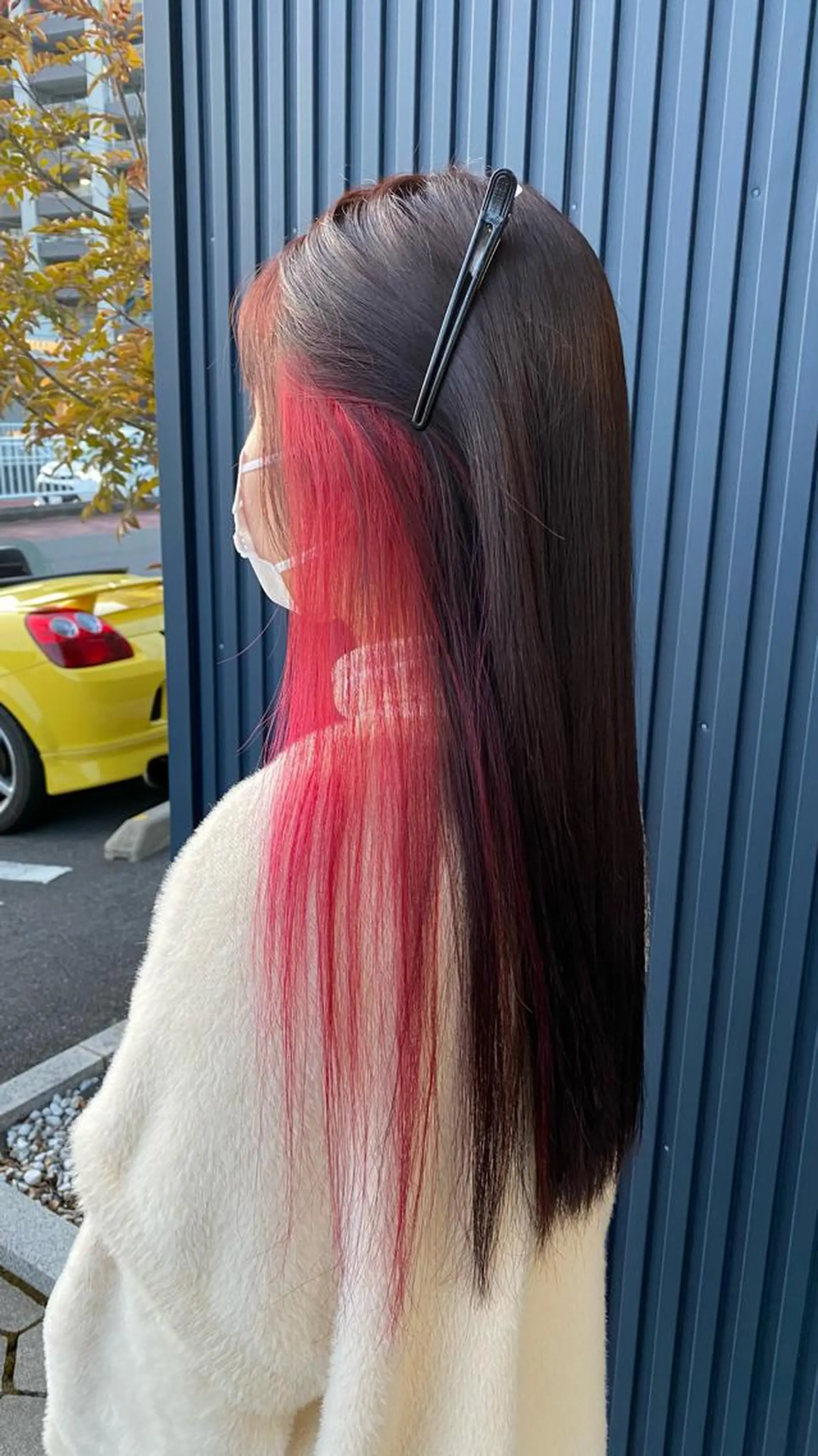 ロング カラー イヤリングカラー ヘアカラー 浅野  勇貴のヘアスタイル