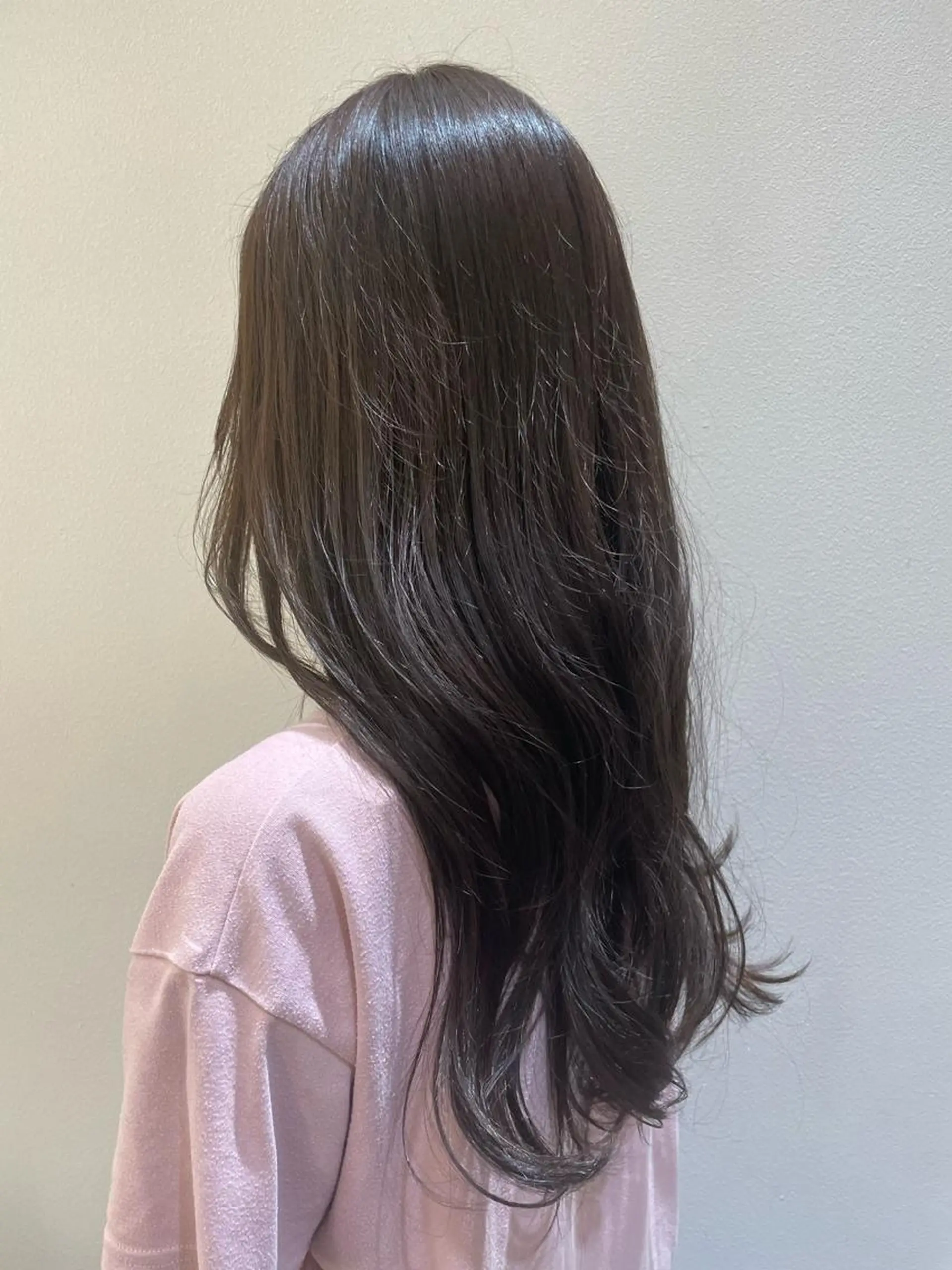 ロング カラー グレージュ 骨格診断/似合わせ カットあさみななこのヘアスタイル
