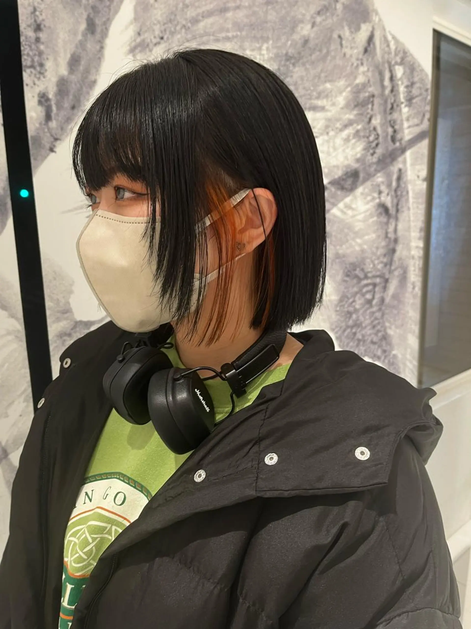 ミディアム カラー オレンジ BAROQUE gotou 🌙のヘアスタイル