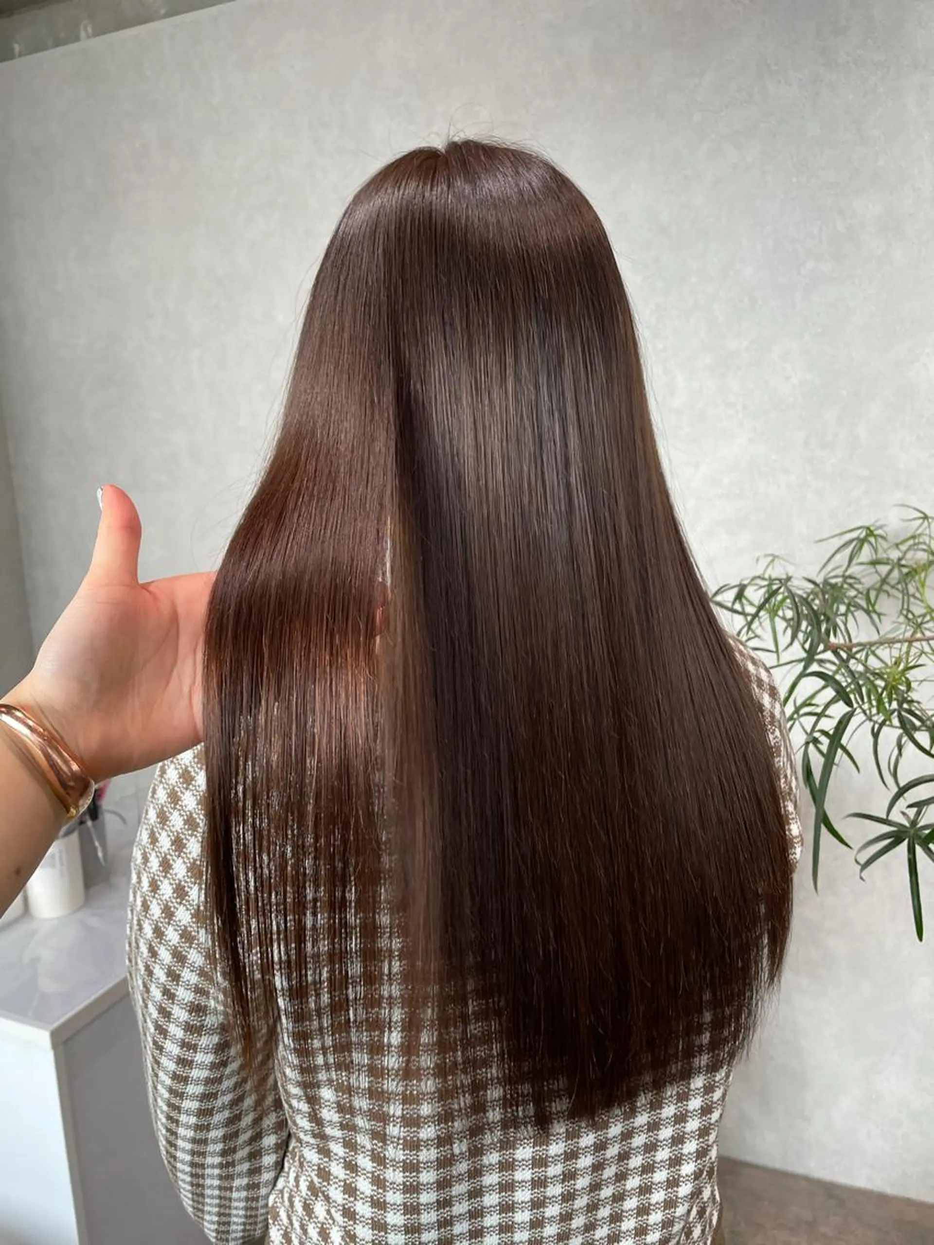 ロング カラー ヘアカラー トリートメント ナチュラル透明感🌱 小山美樹子のヘアスタイル