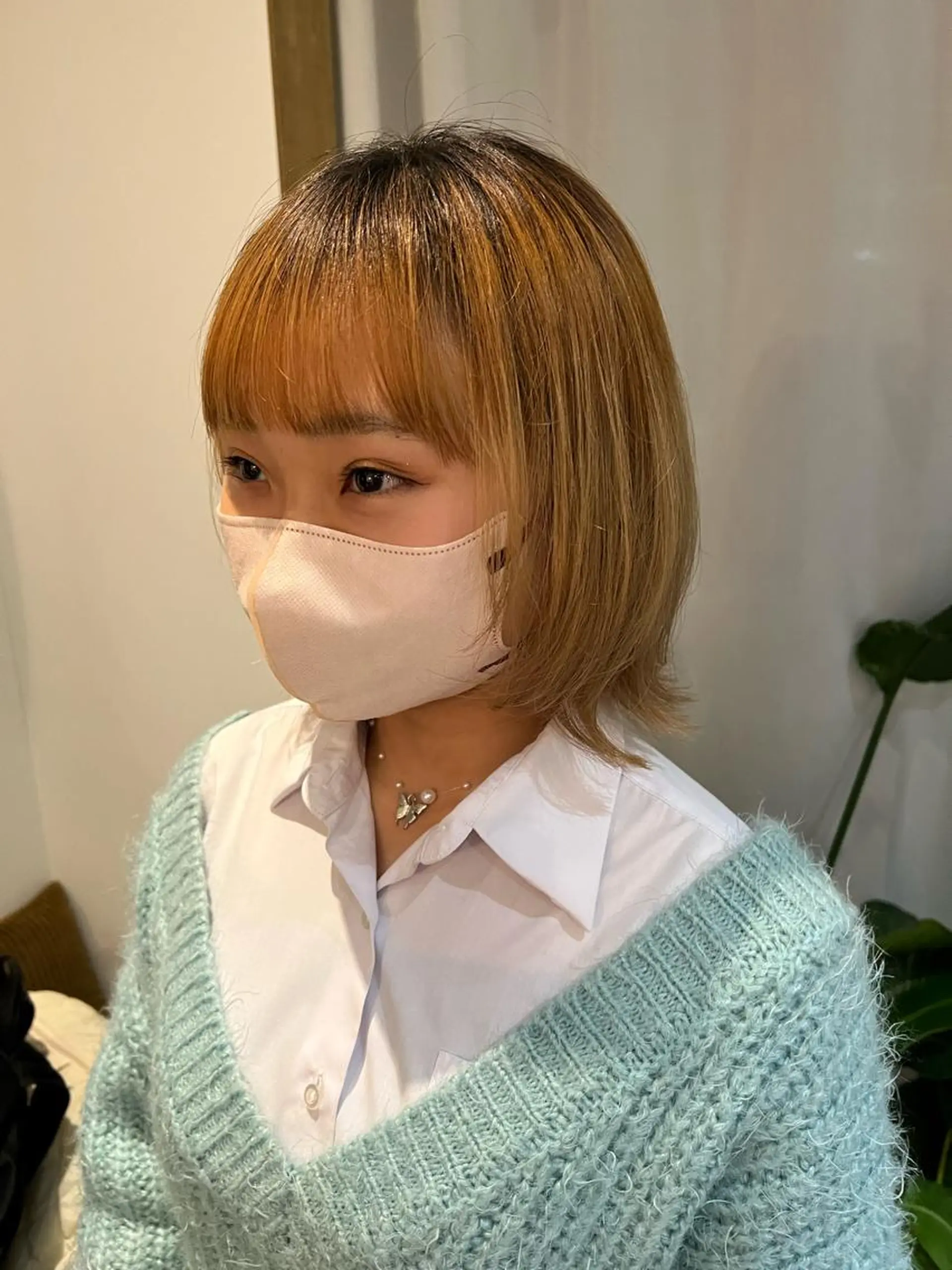 ミディアム ボブ レイヤーカット パッチリ可愛いまつげ に✨moemiのマツエク・マツパデザイン