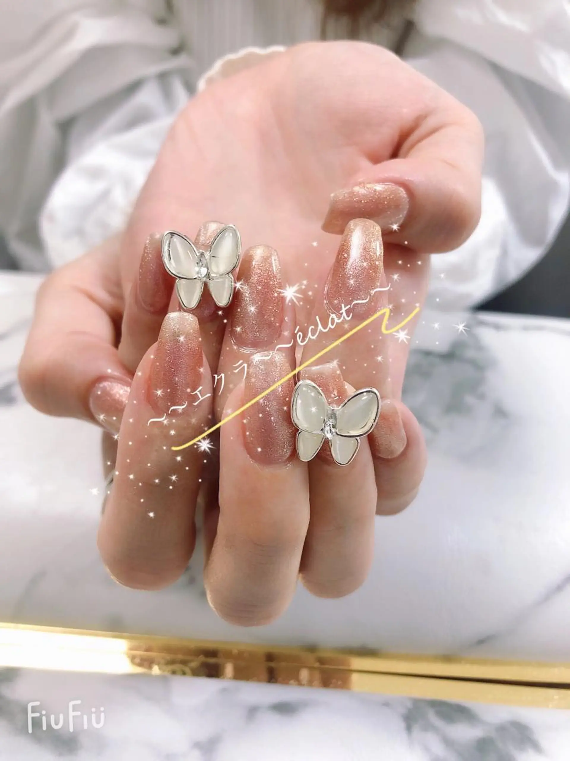 ネイル ハンドネイル ネイルサロンエクラ 🫧Shizukaのネイルデザイン