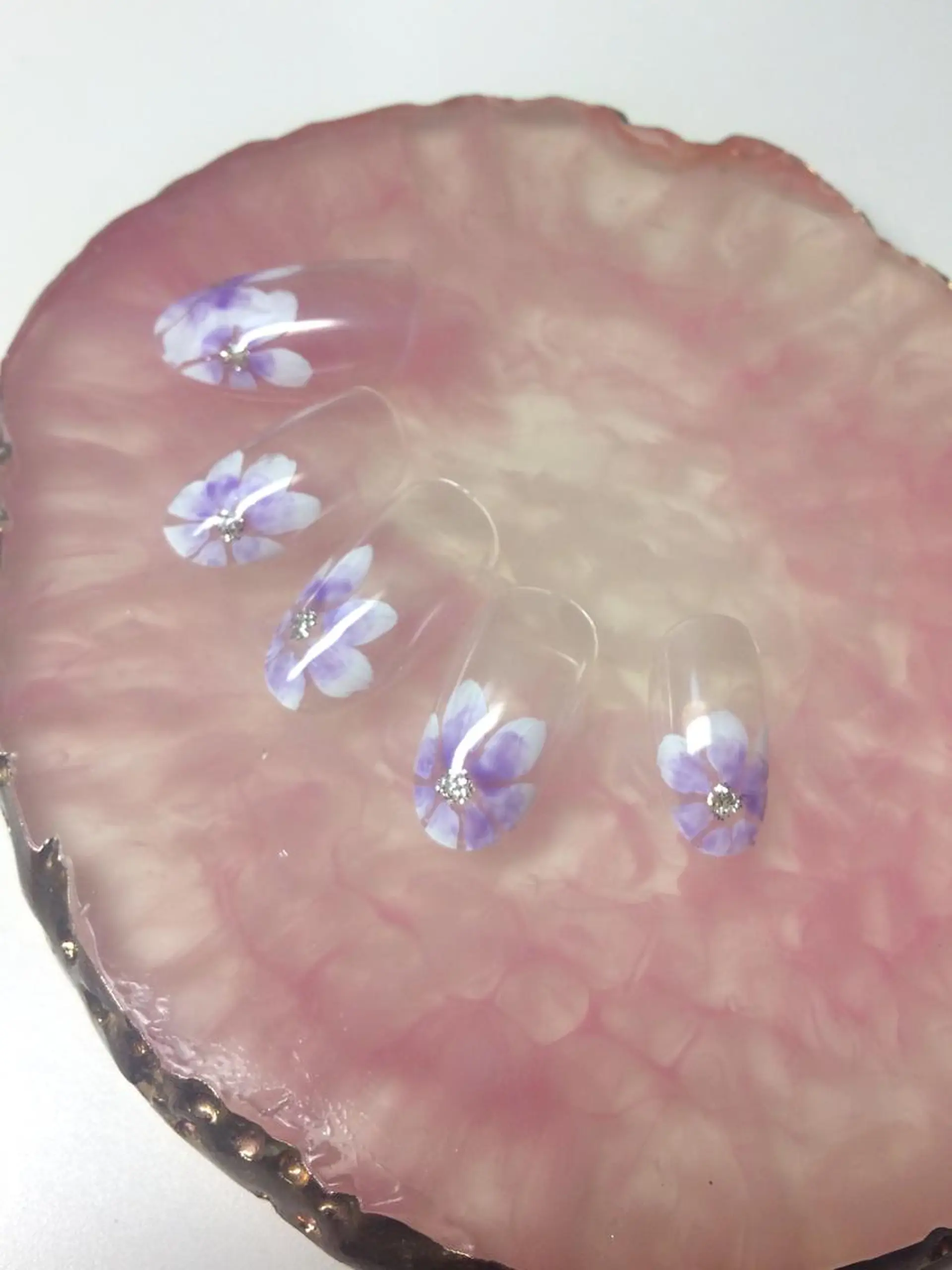 ネイル クリアネイル グラデーション シンプルネイル nail salon 7☺︎2所属・nail salon 7☺︎2のネイルデザイン