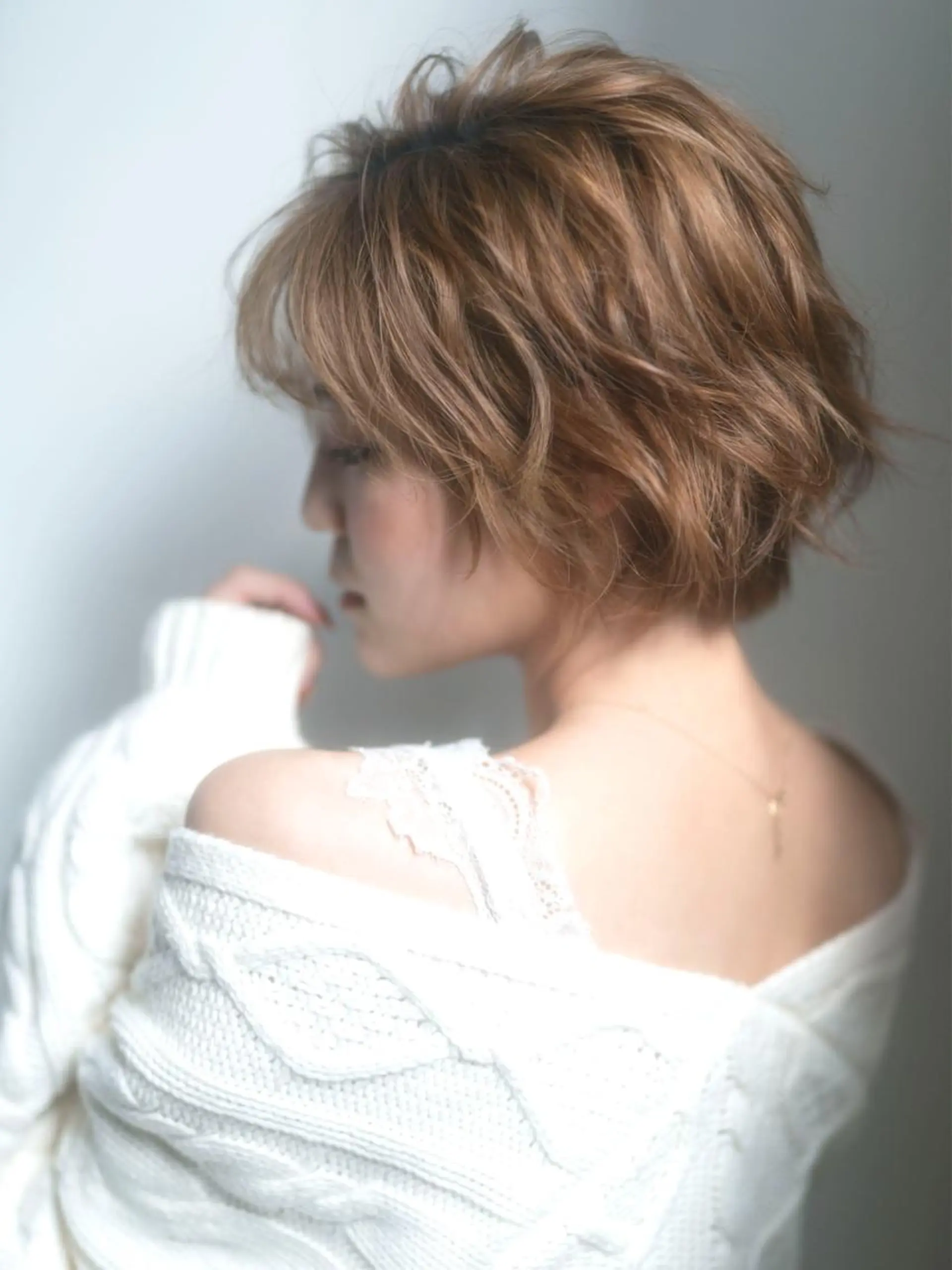 ショート パーマ 🎀ハイトーン/レイ ヤー/Reina🎀のヘアスタイル