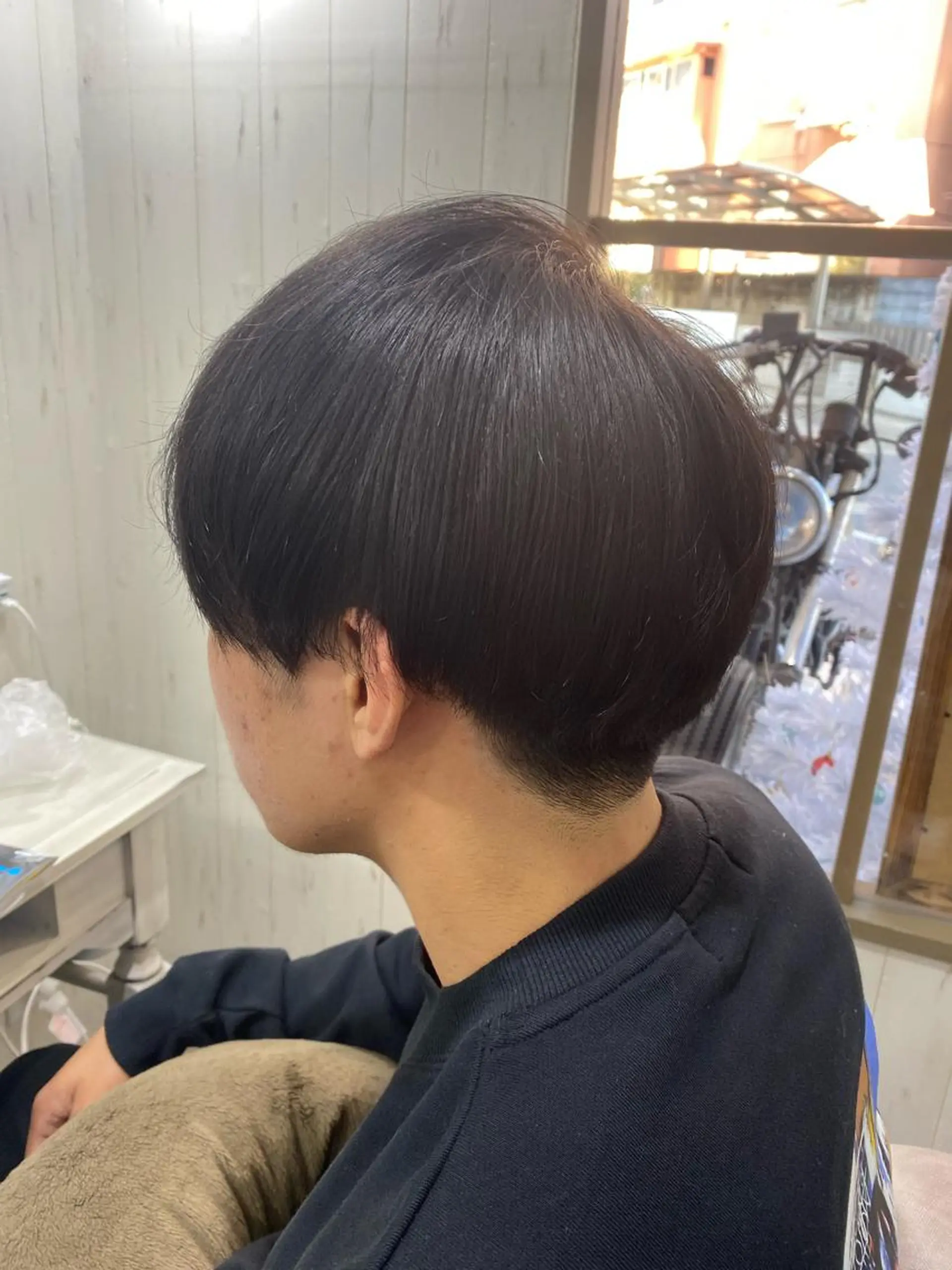 ショート メンズ カット 縮毛矯正 イシジマ タカナリのヘアスタイル