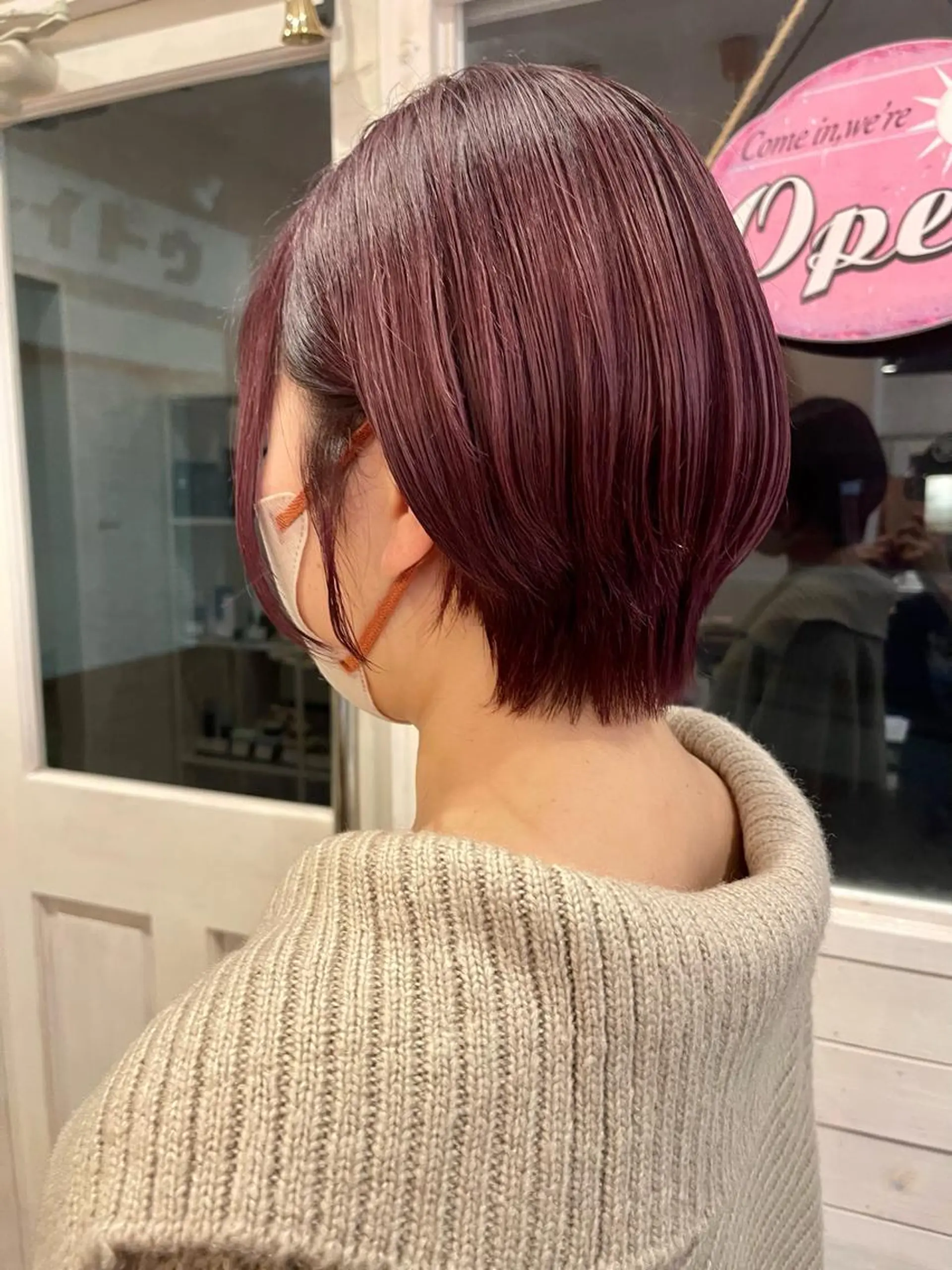ショート ショートボブ ボブ ショートヘア カット ヘアカラー トリートメント 🍭透明感カラー 志賀拓海🍬🌈のヘアスタイル