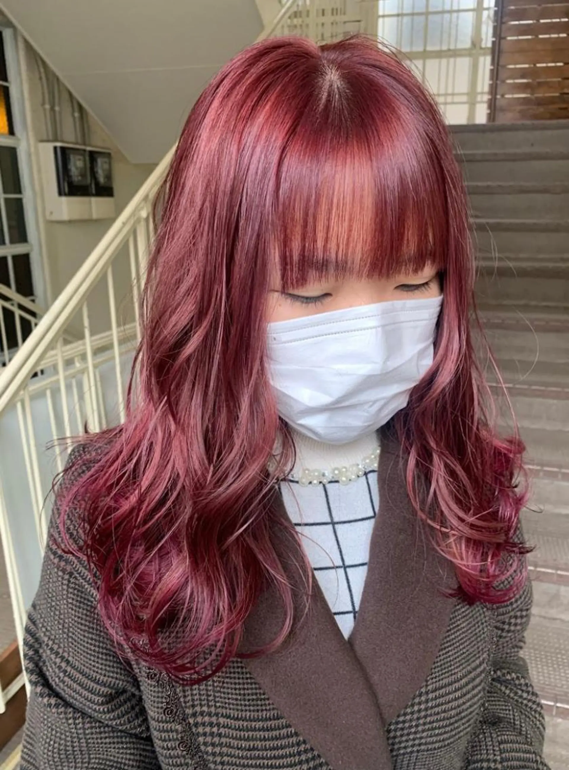 ロング カット ヘアカラー トリートメント ヘアセット 🍊 MOEKO🍊のヘアスタイル