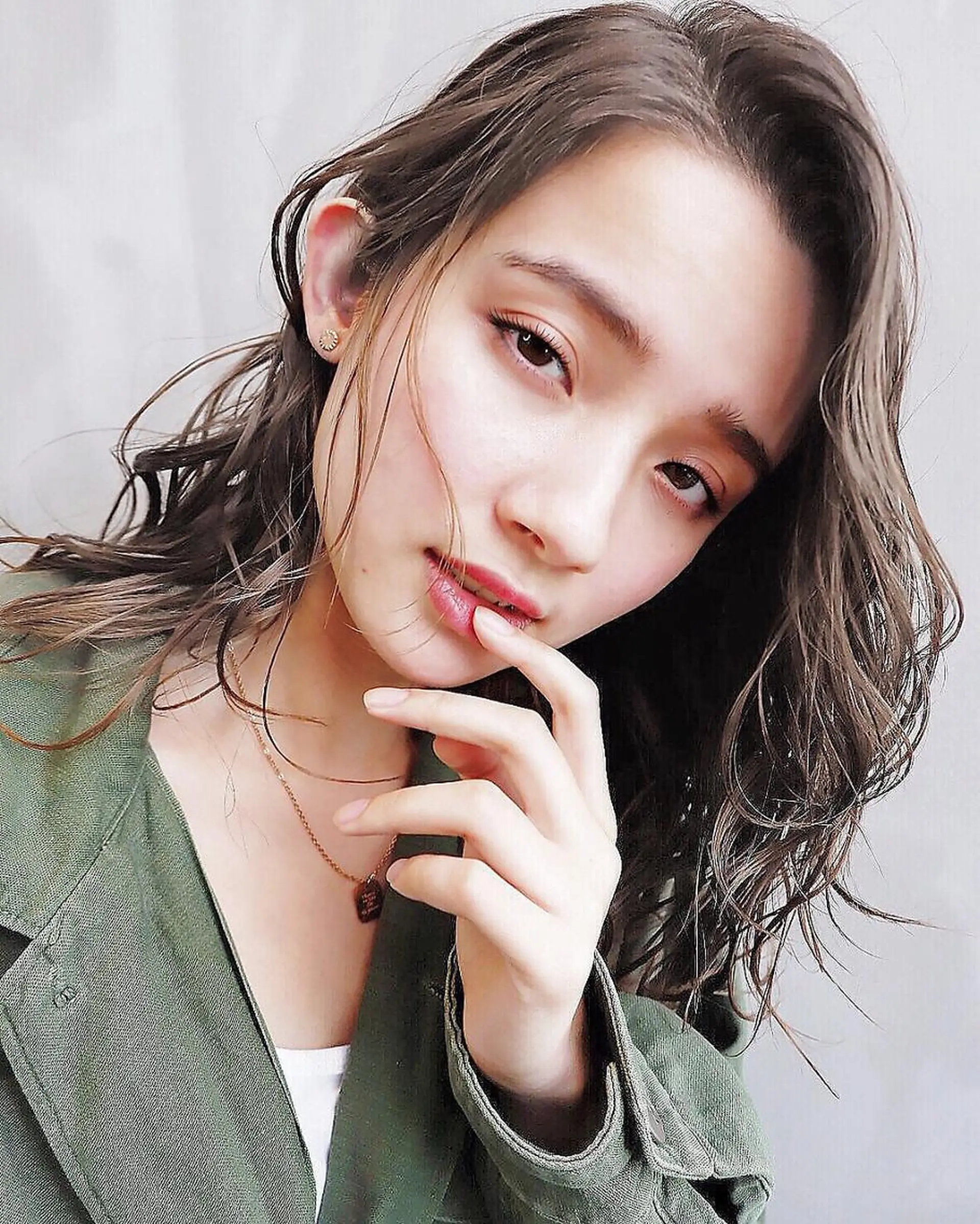 ミディアム パーマ カット パーマ トリートメント ANGELICA 天理店のヘアスタイル