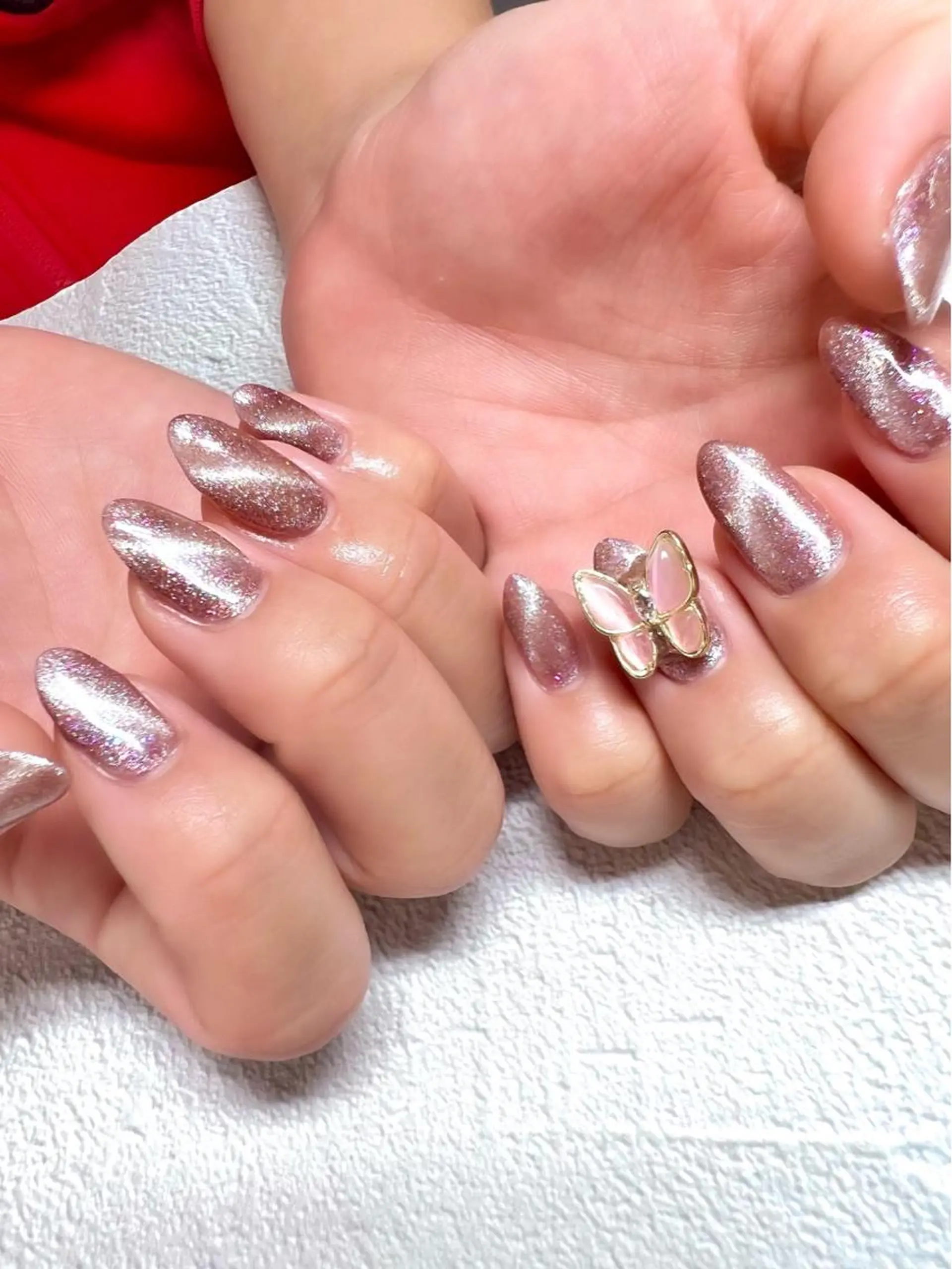ネイル アートネイル ジェルネイル ロングネイル マグネットネイル ニュアンスネイル ハンドネイル clover nailのネイルデザイン