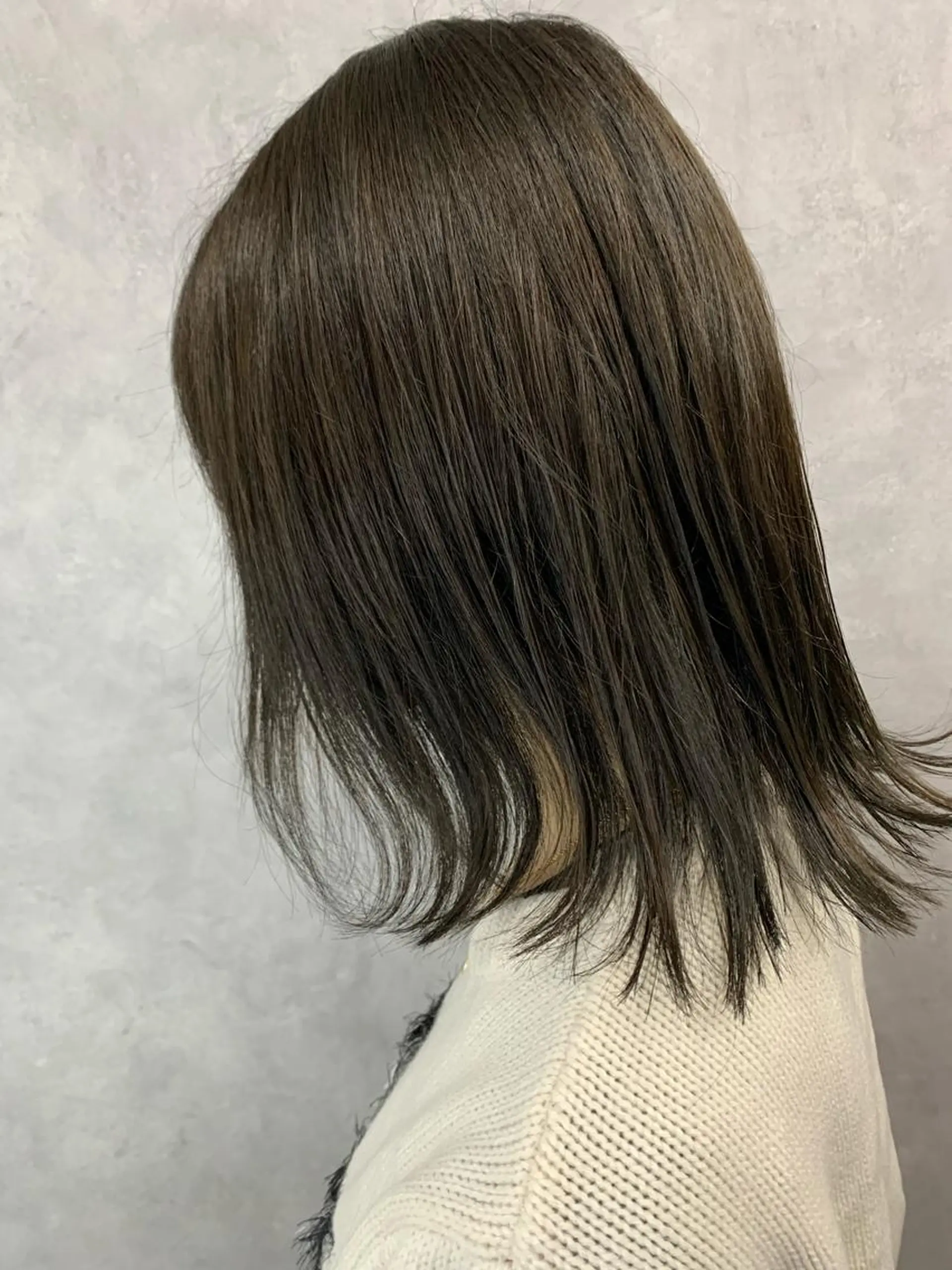 ミディアム カラー チバ ヒロトのヘアスタイル