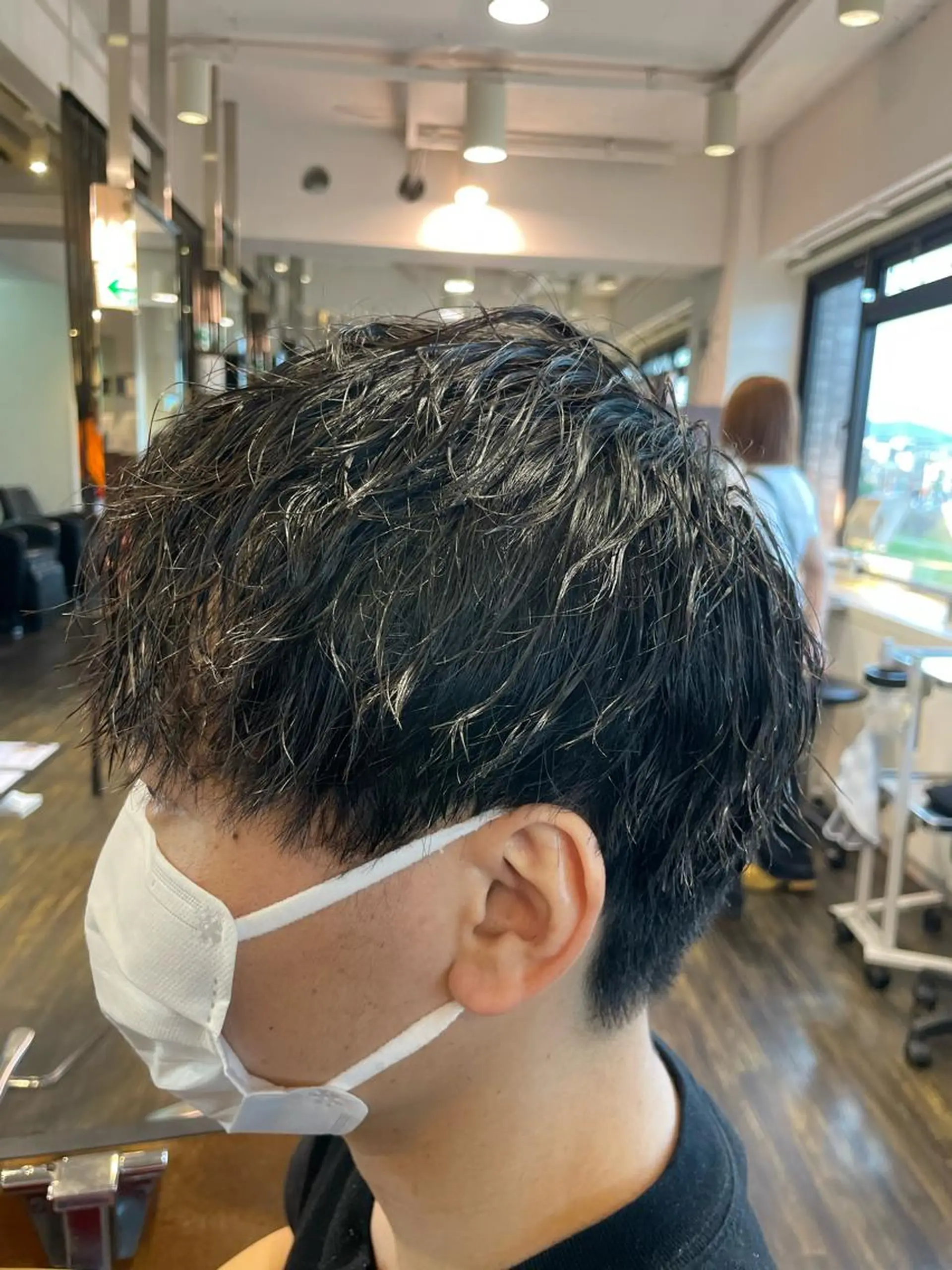 ショート メンズ メンズパーマ カット 佐藤 綾郁のヘアスタイル