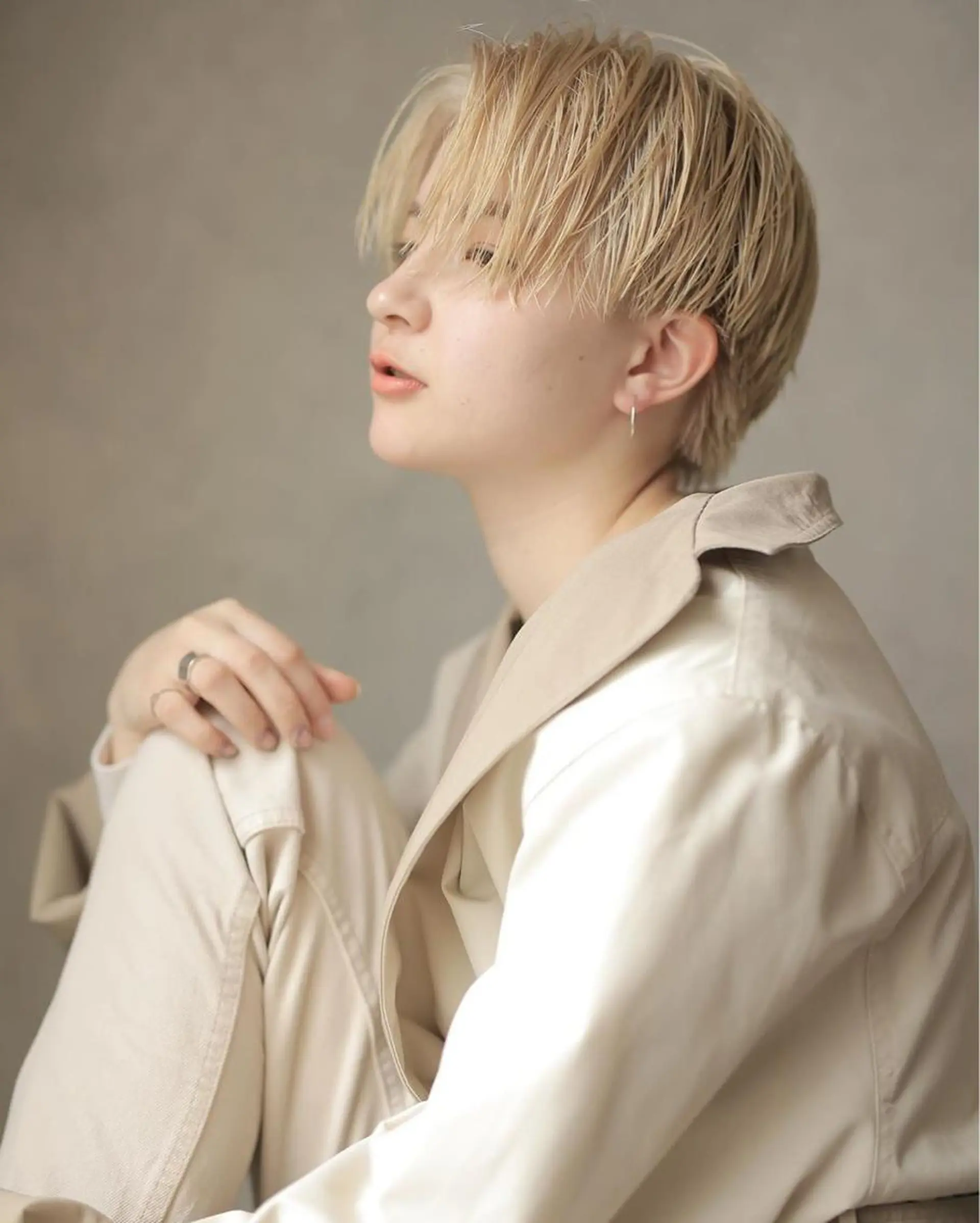 ショート ヘアカラー トリートメント パーマ/透明感カラー /ボブ/吉田一生のヘアスタイル