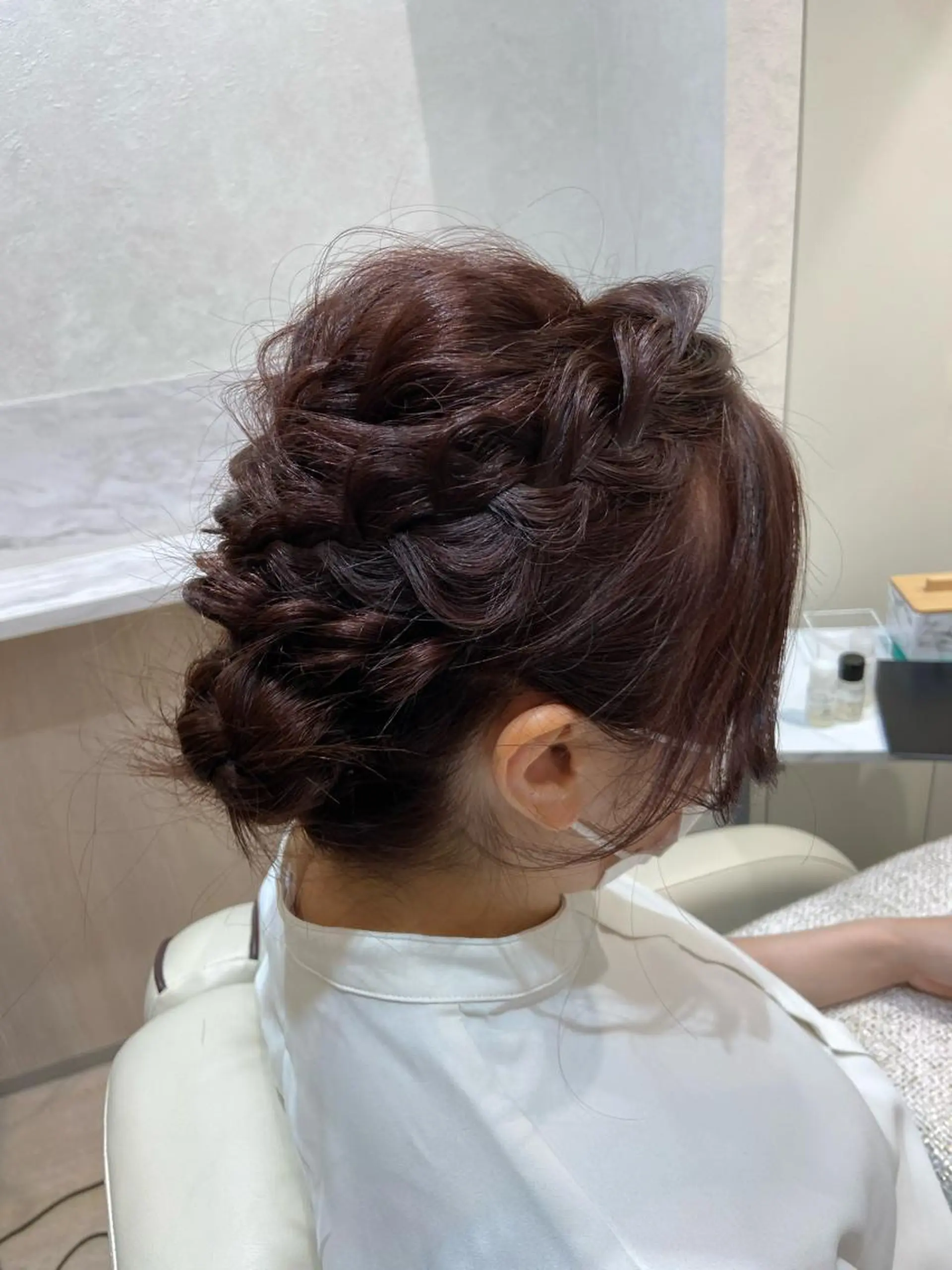ヘアアレンジ マツザキ チナツのヘアスタイル