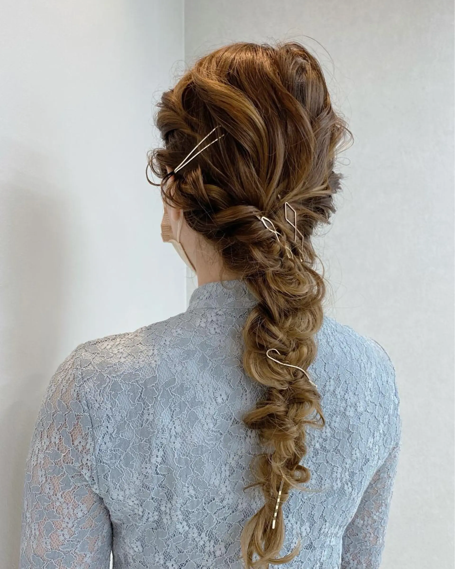 ロング ヘアアレンジ ヘアセット 🌟天王寺ヘアセット 🥑アレンジ師🌟のヘアスタイル