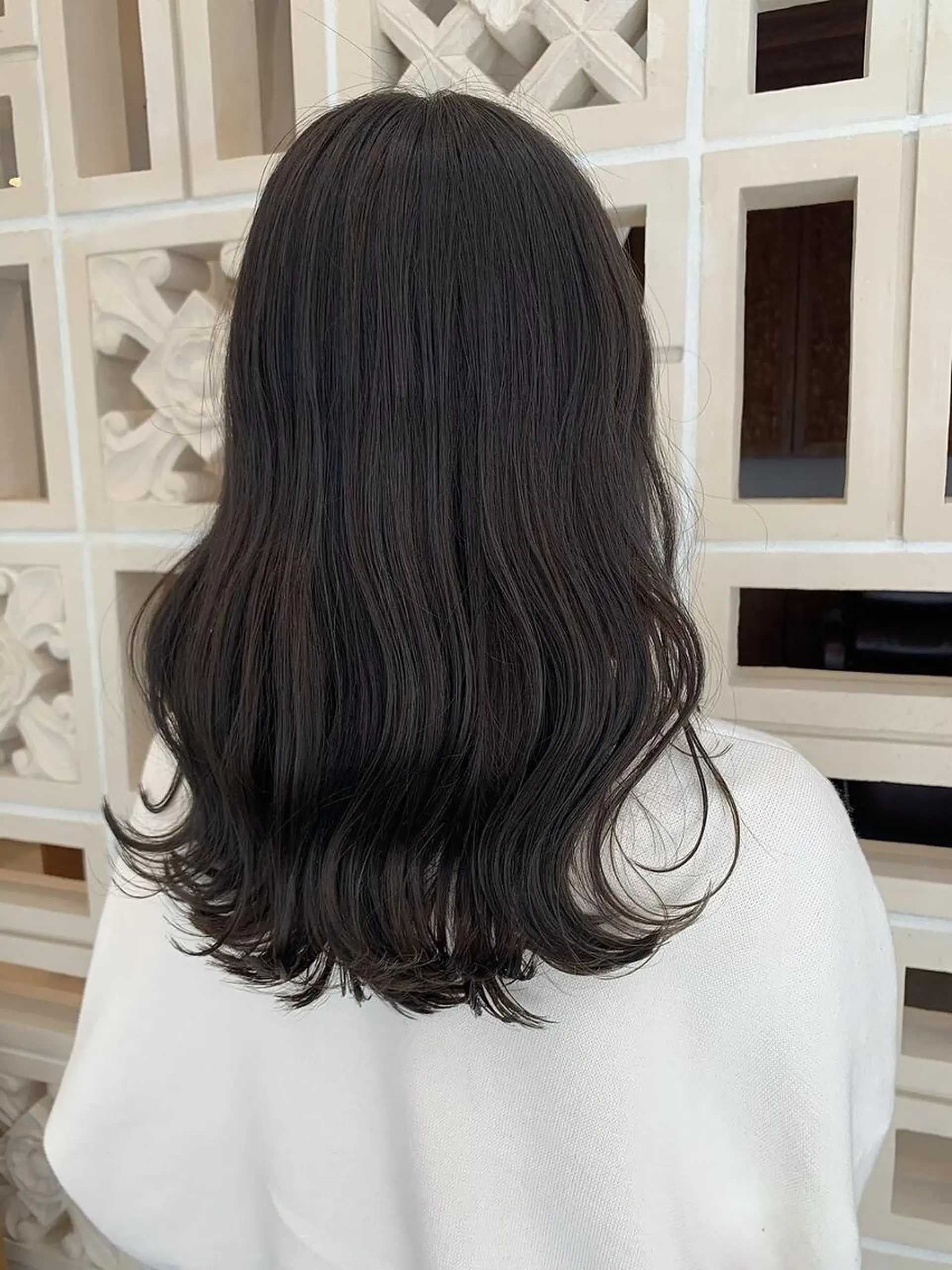 セミロング カット ヘアカラー fiti 港南台店のヘアスタイル