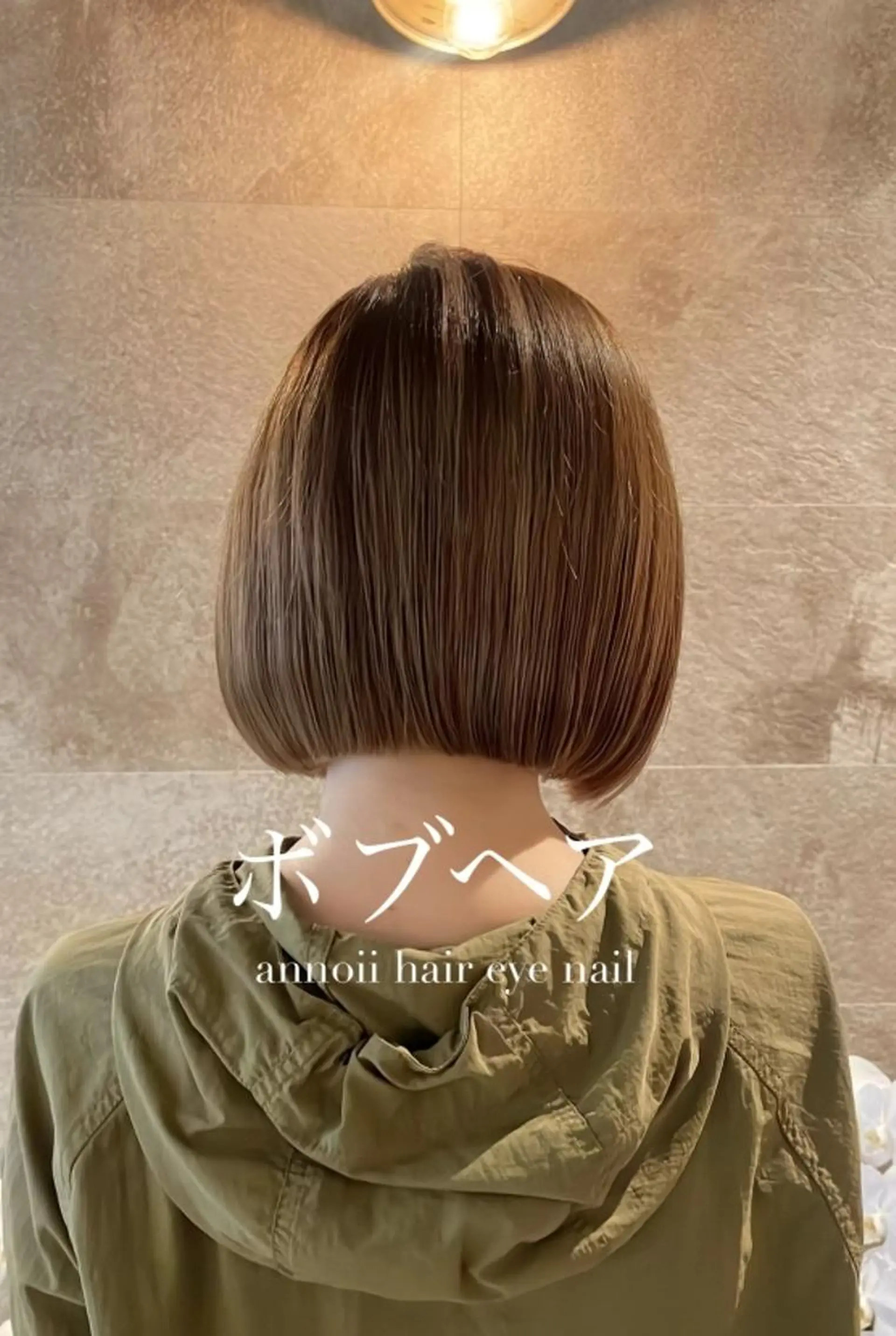 ショート annoii hair eye nail所属・annoiiヘア・マ ツゲ・眉毛・耳つぼのヘアスタイル