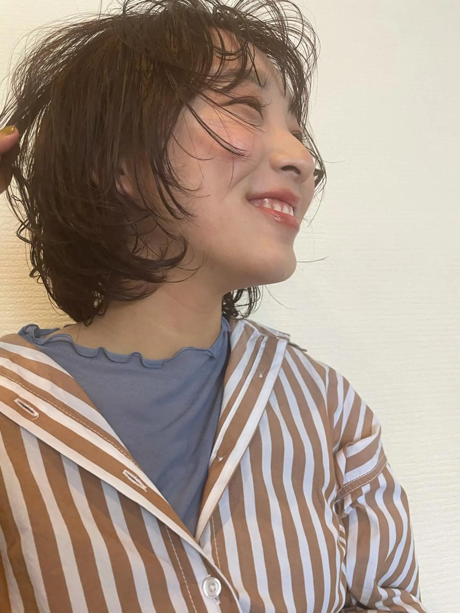 ショート ヘアカラー トリートメント 高橋 みく/ minim 暖色のヘアスタイル