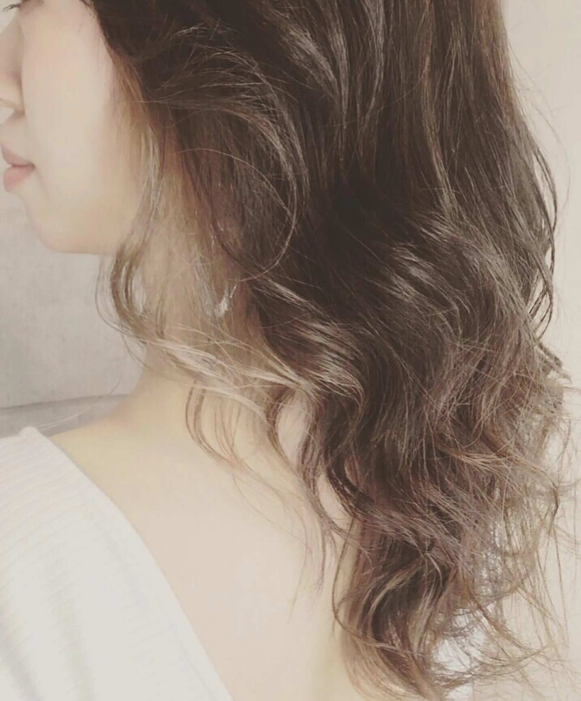 セミロング カラー メンズスタイル /メンズパーマ/須藤のヘアスタイル