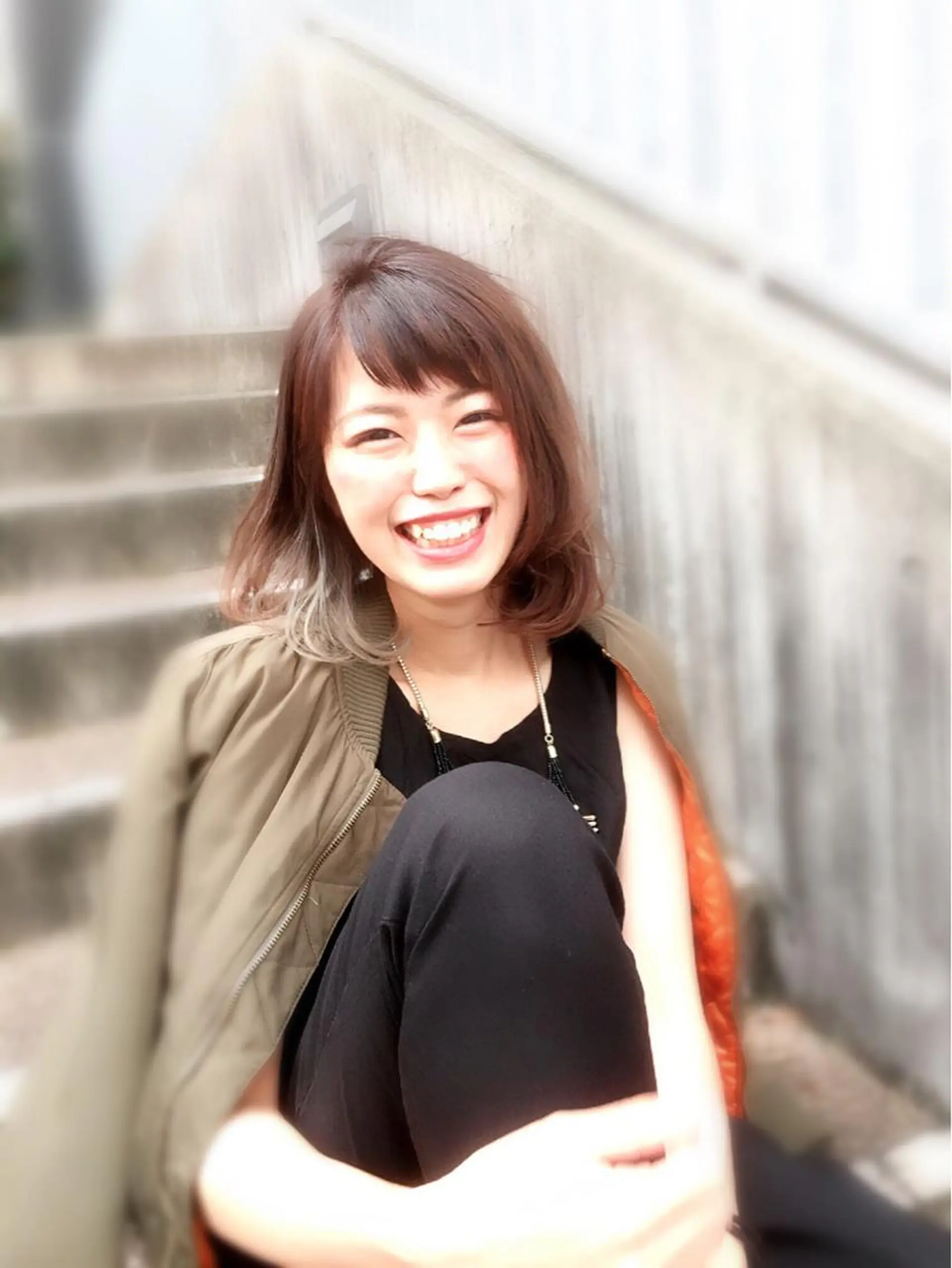 ミディアム カラー 藤井 一輝のヘアスタイル