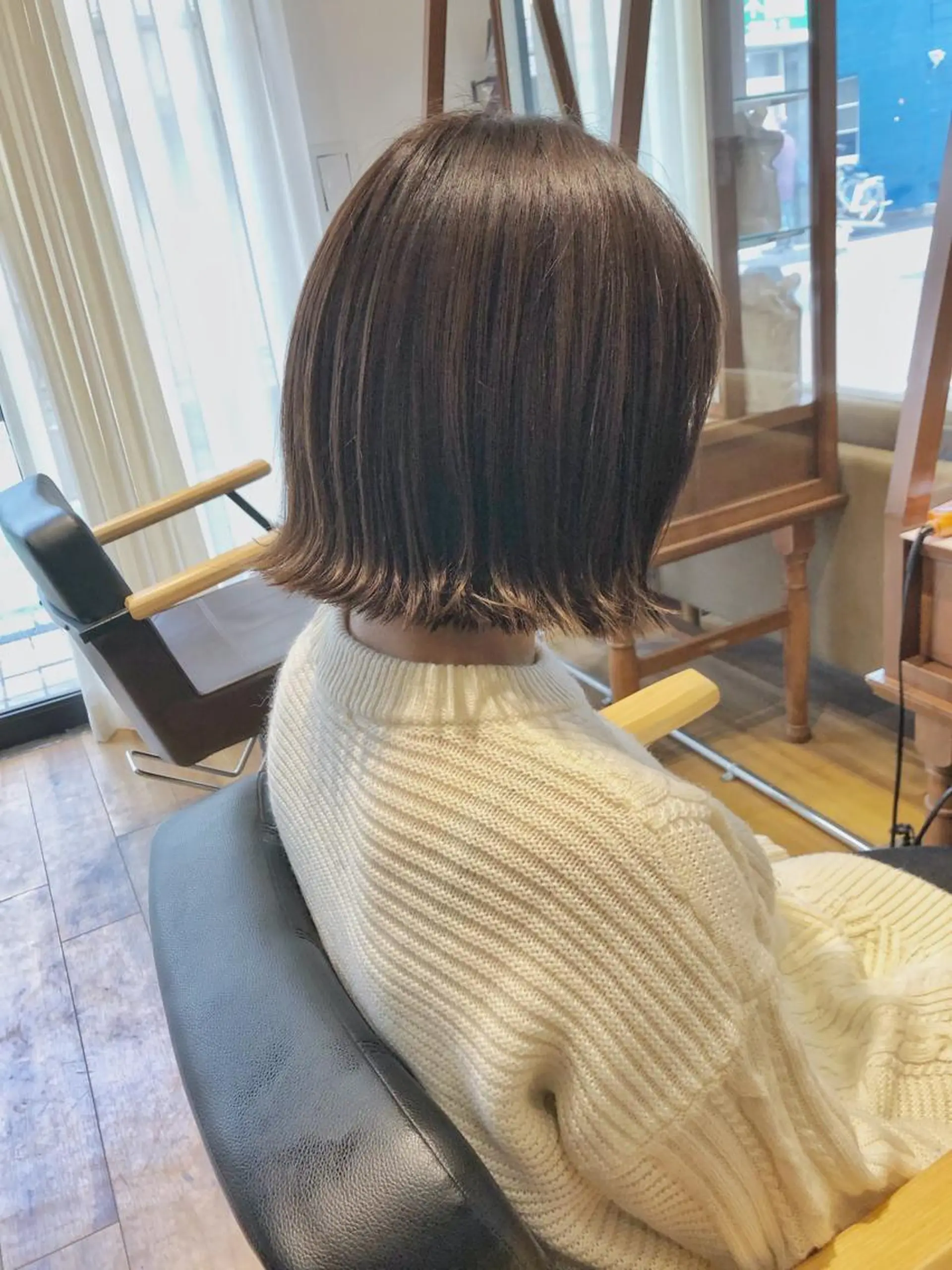 ショート カラー アッシュ アッシュグレー アッシュグレージュ グレージュ ◇おの あすか◇のヘアスタイル