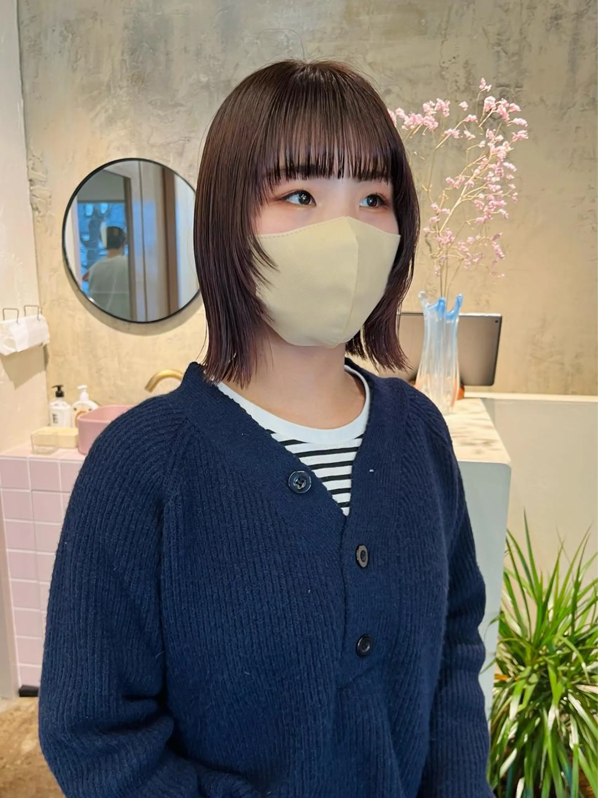 ショート ボブ 西山 紗耶香🪽 透明感カラー/ボブのヘアスタイル