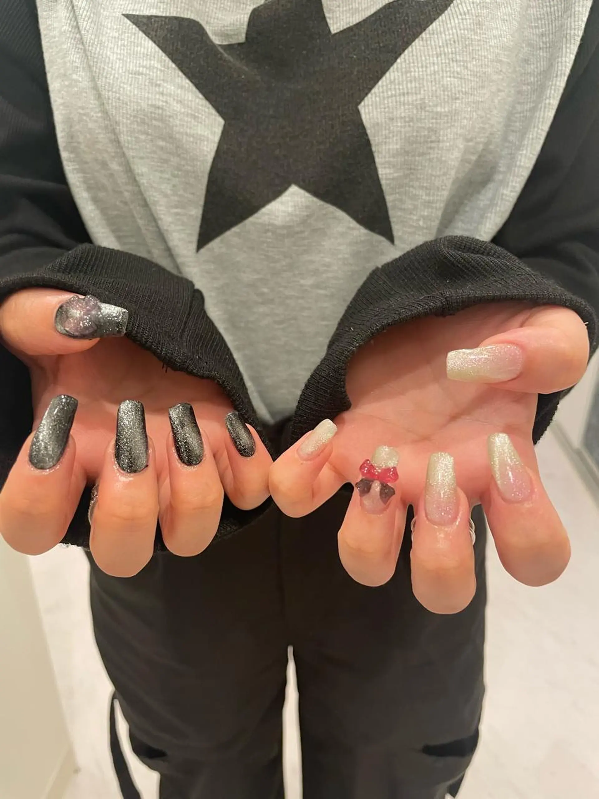 ネイル 束感まつ毛/ネイル/ LED♥KIRARAのマツエク・マツパデザイン